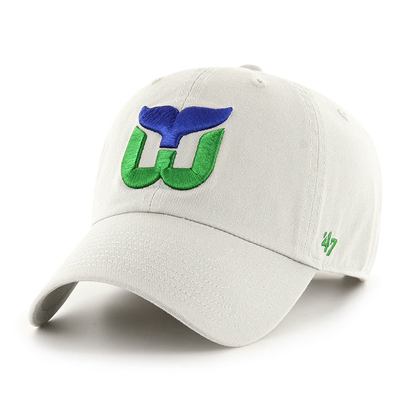 Hartford Whalers NHL CLEAN UP CAP-GREY