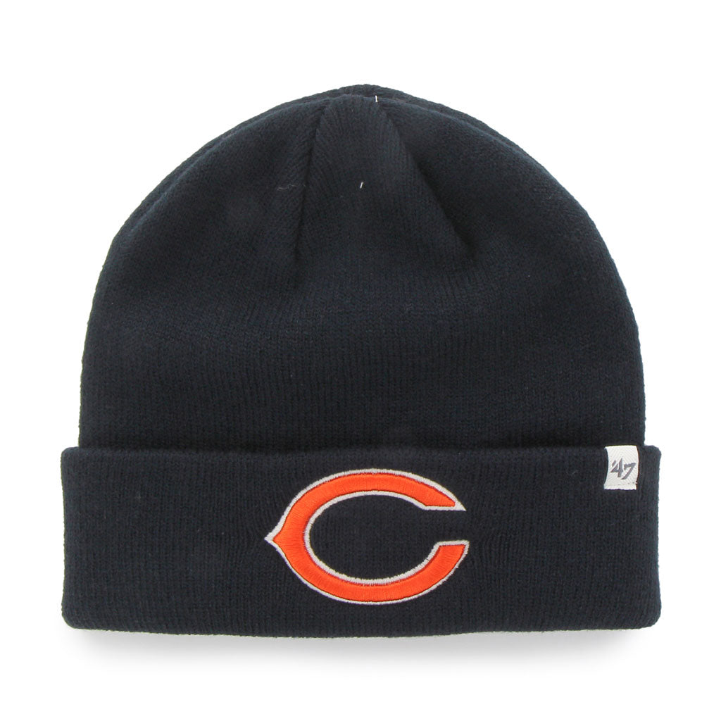 Chicago Bears NFL Raised Cuff Knit Beanie - 47 Brand Canada