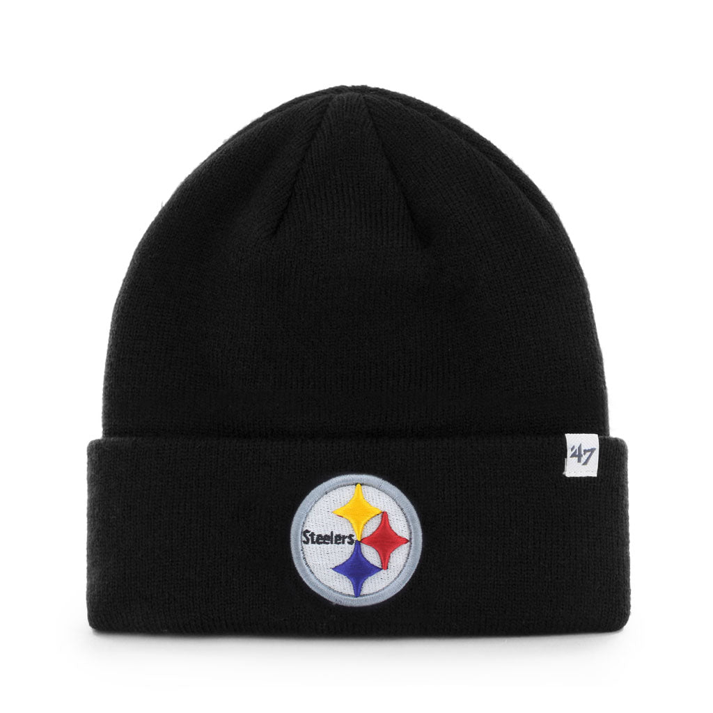 Pittsburgh Steelers Nfl Raised Cuff Knit Hat - 47 Brand Canada
