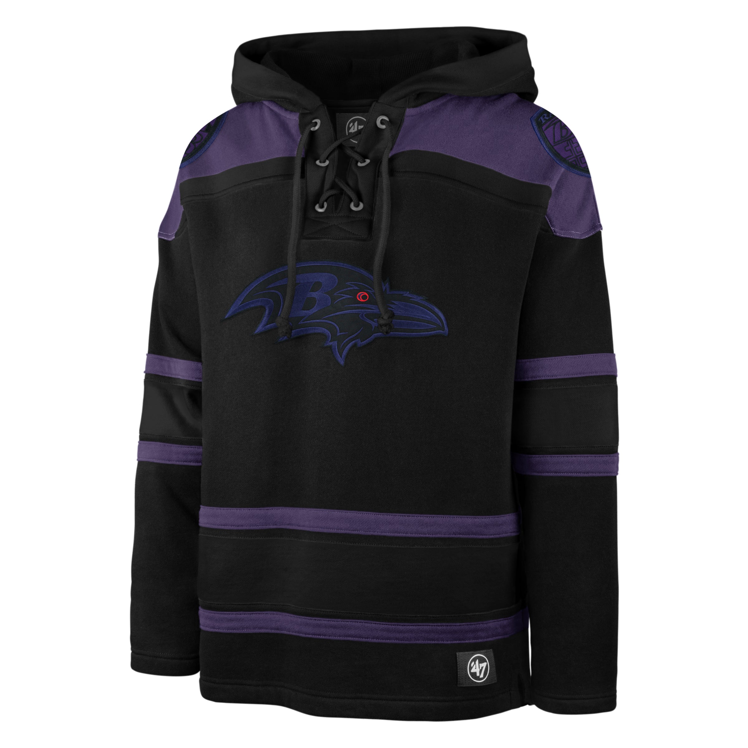 Baltimore Ravens Dark Pop '47 Lacer Hoodie