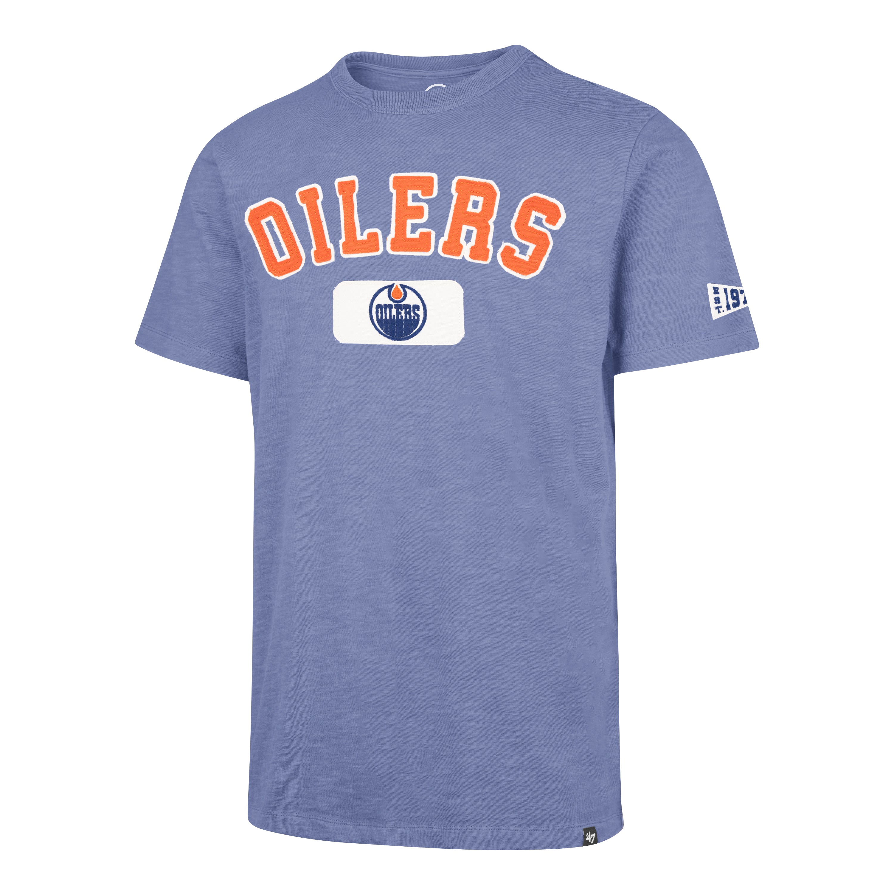 Edmonton Oilers Seymoore Well Worn '47 Heavy Slub Tee