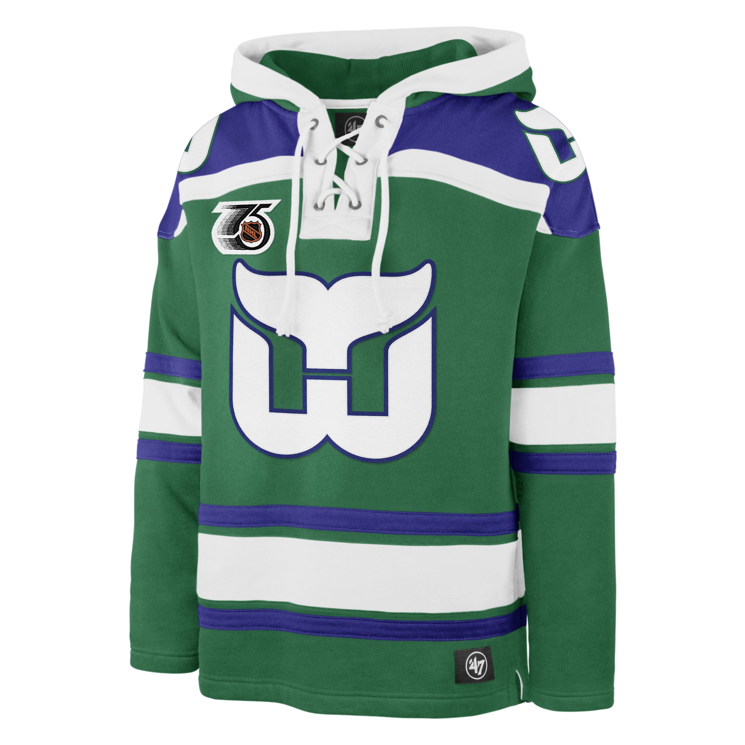 Hartford Whalers Retro Freeze '47 LACER Hoodie