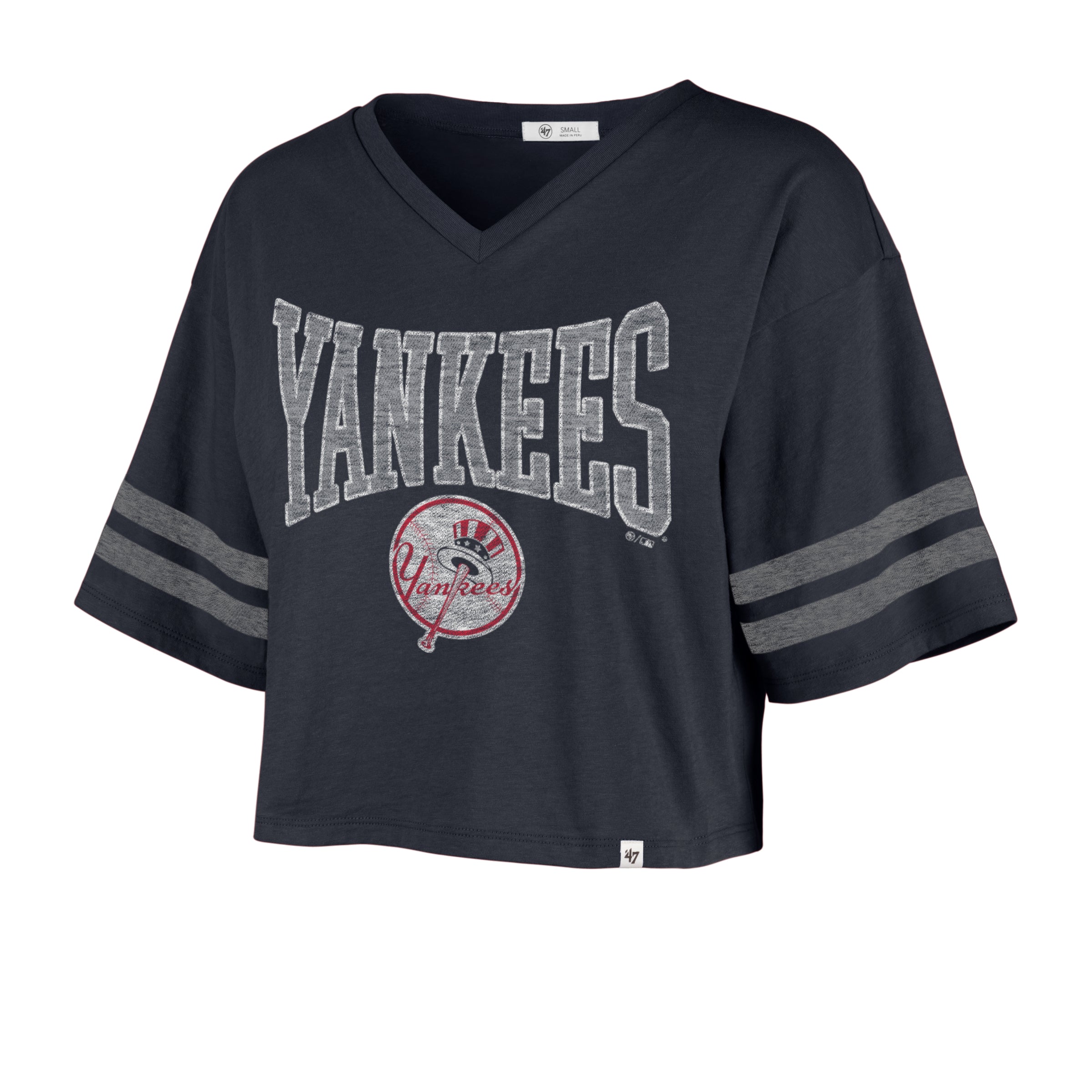 Women's New York Yankees MLB Fanfare '47 Sporty Crop Tee