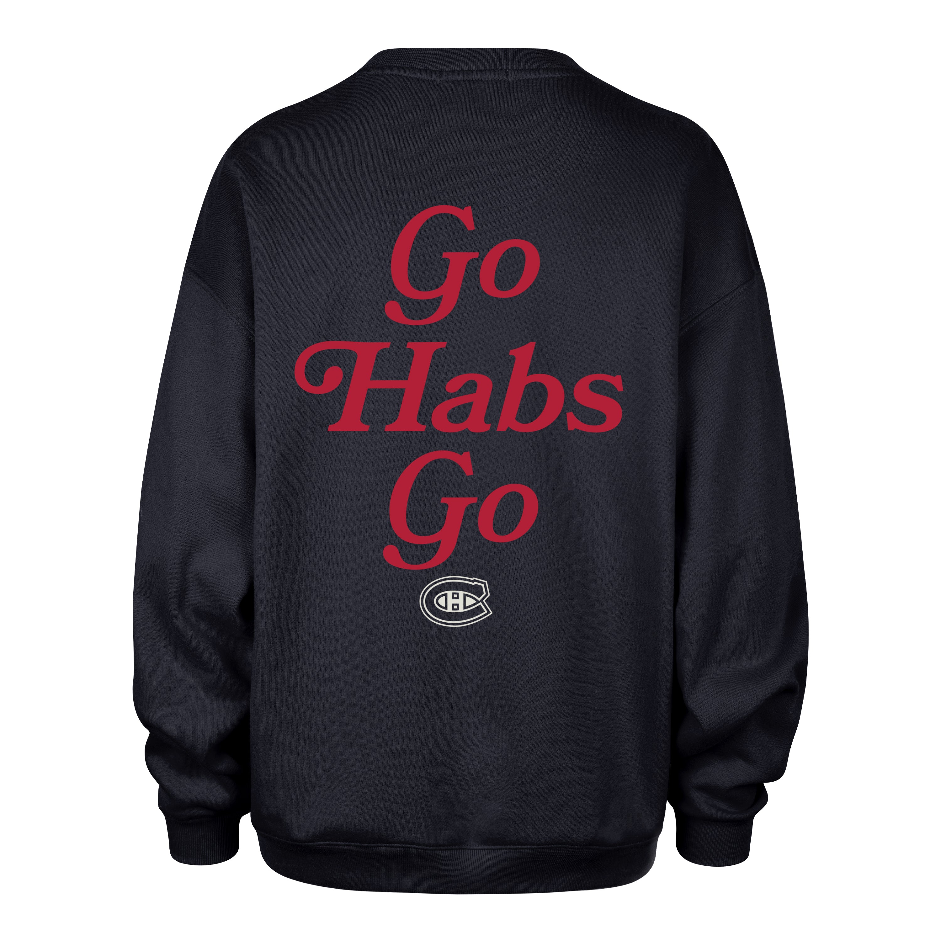 Women's Montreal Canadiens Shout It Out '47 Oversized Crew