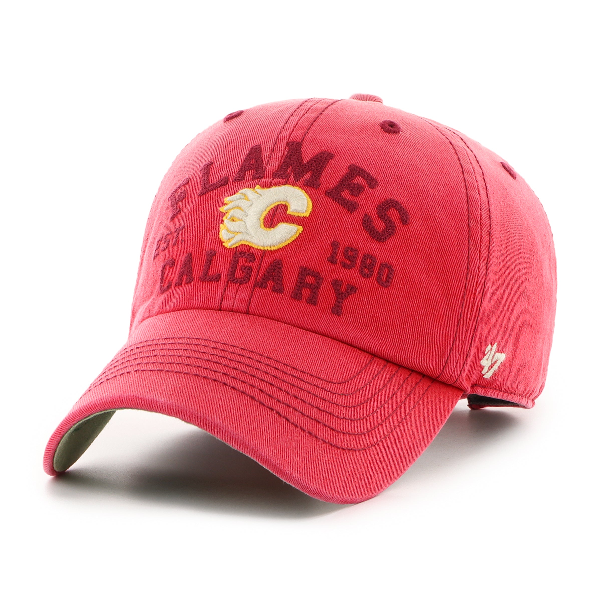 Calgary Flames Dusted Steuben '47 CLEAN UP