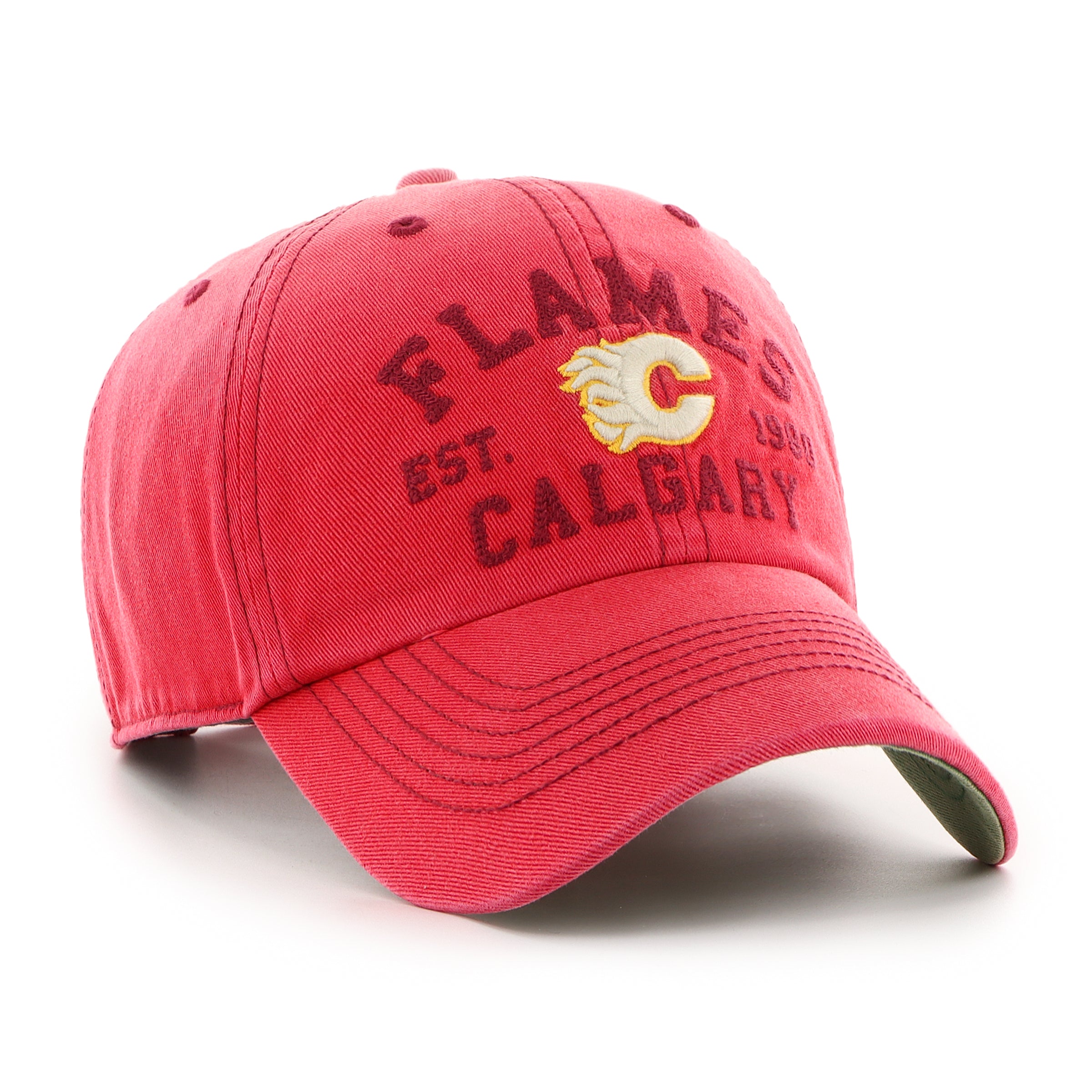 Calgary Flames Dusted Steuben '47 CLEAN UP
