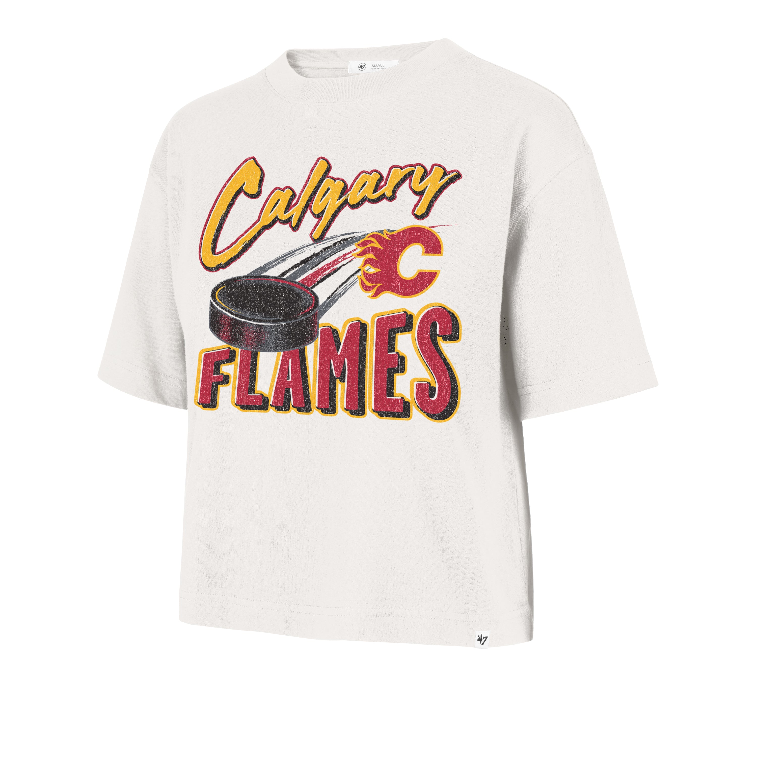 Women's Calgary Flames Dime Time '47 Reed City Tee