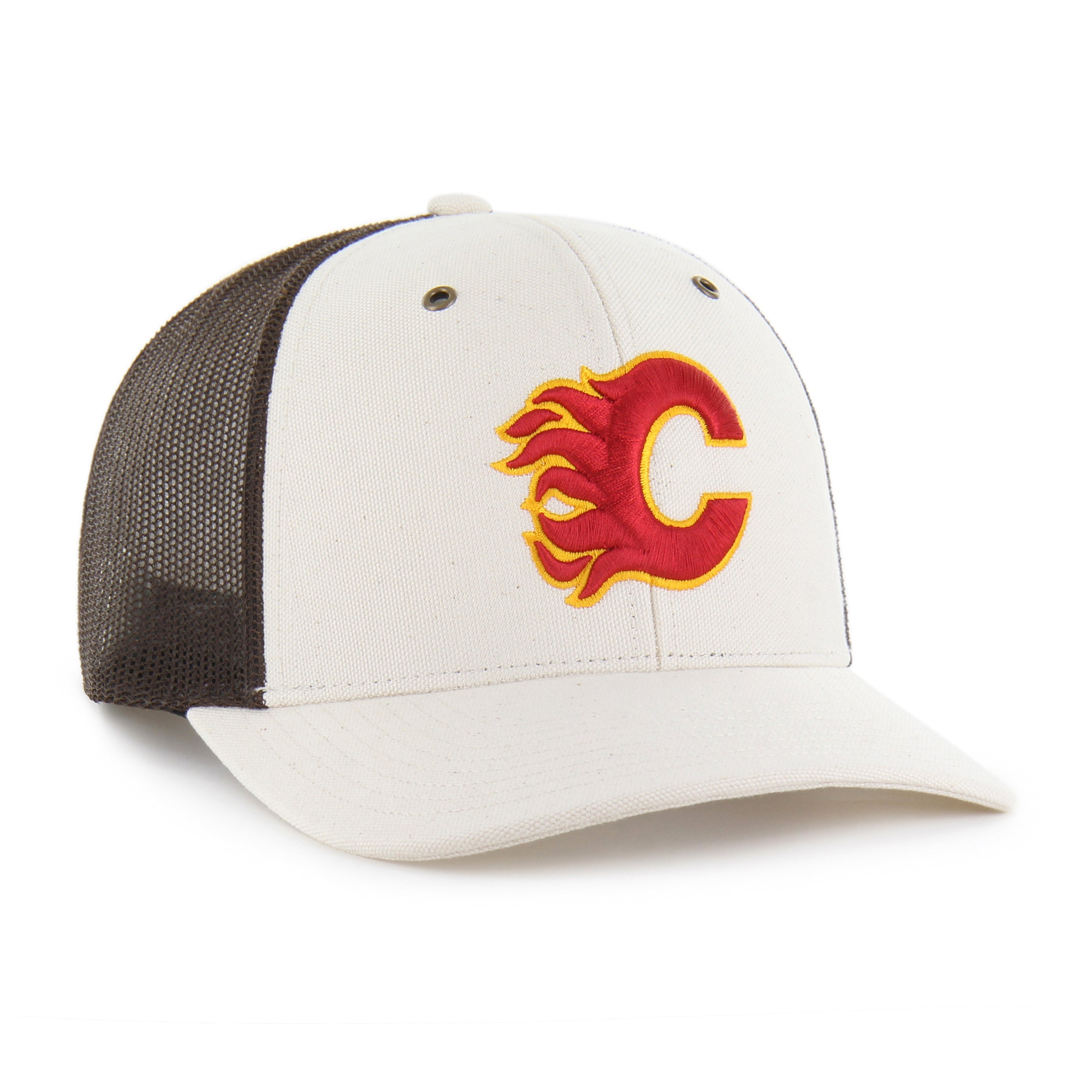 Calgary Flames Carhartt Undyed '47 TRUCKER