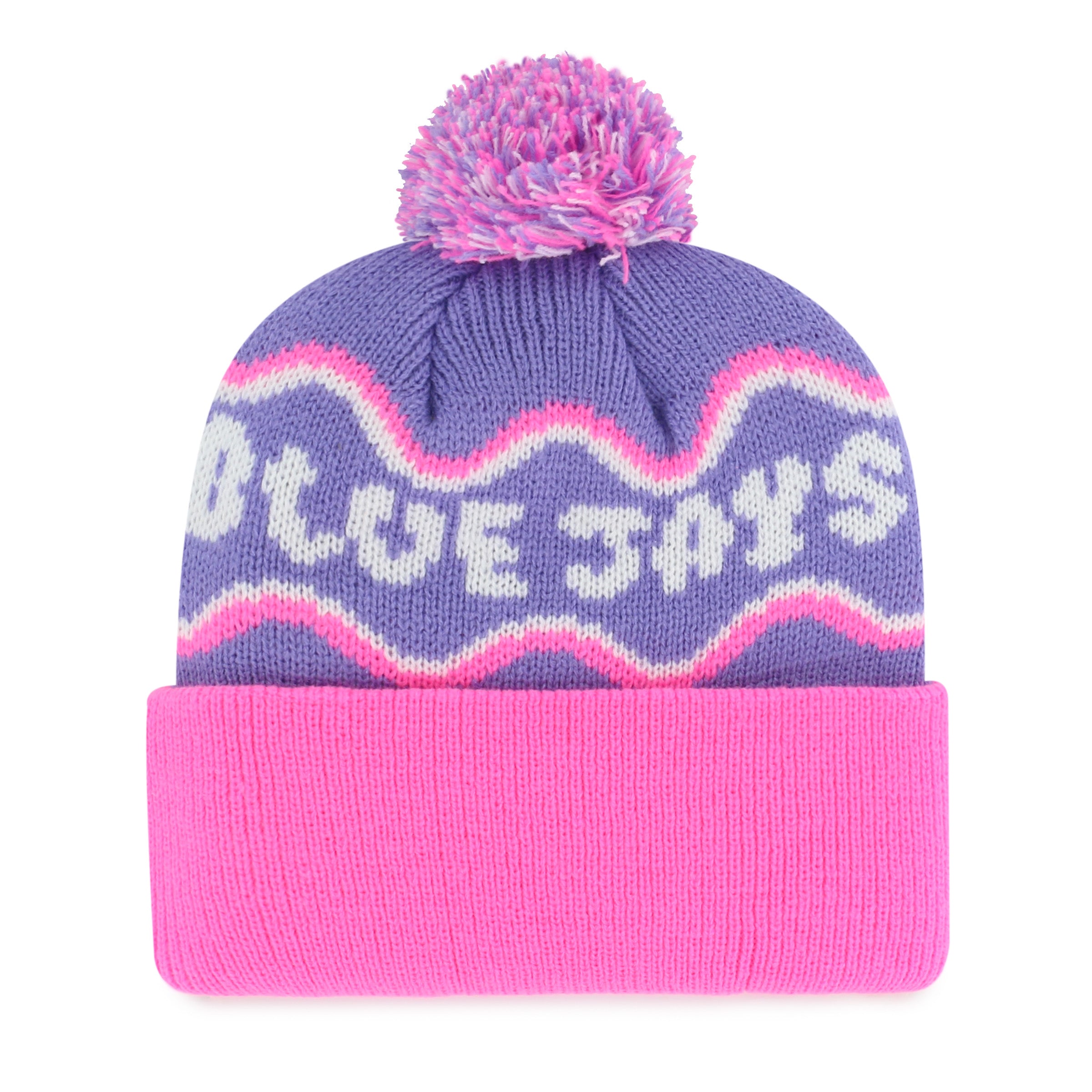 Toronto Blue Jays Youth Squiggle Script '47 Cuff Knit