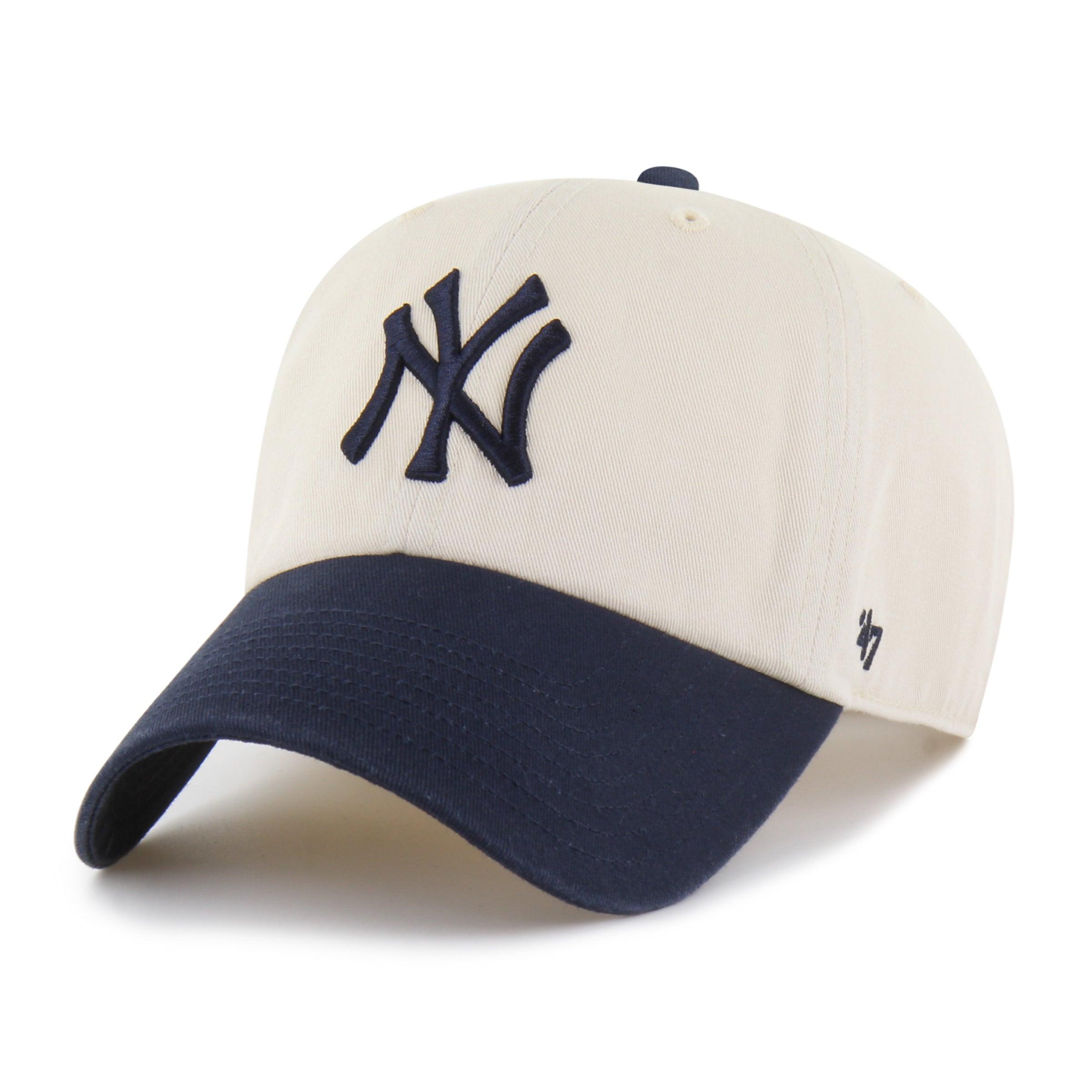 New York Yankees Natural Two Tone '47 CLEAN UP