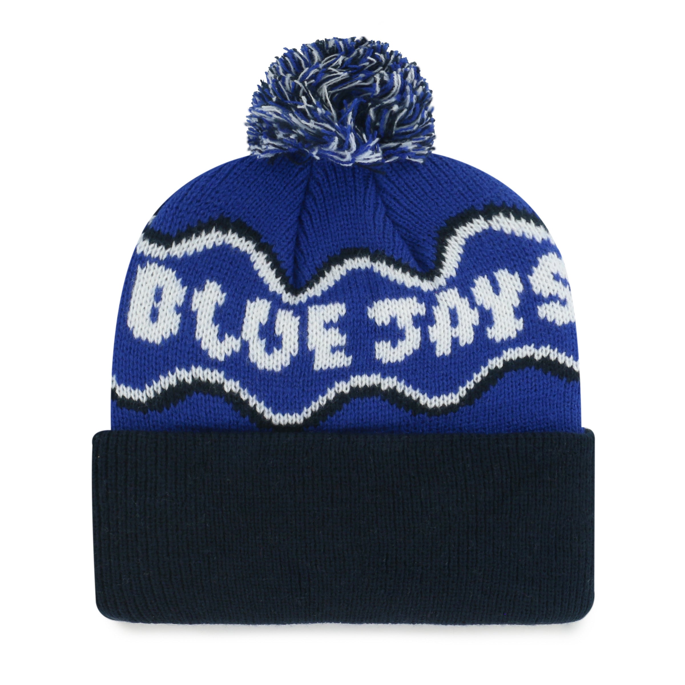 Maillot en tricot à revers pour jeunes des Blue Jays de Toronto avec écriture gribouillis '47