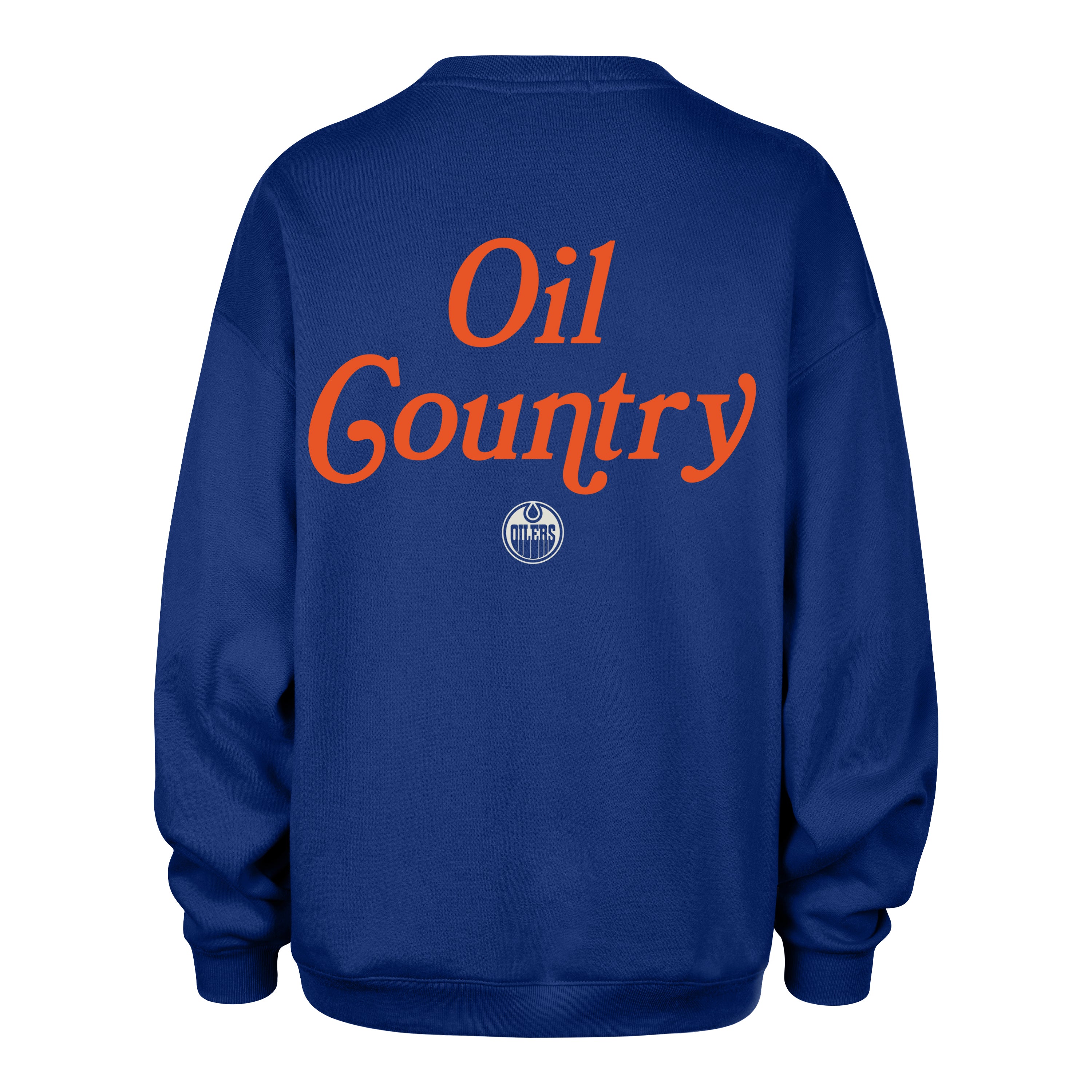 Women's Edmonton Oilers Shout It Out '47 Oversized Crew