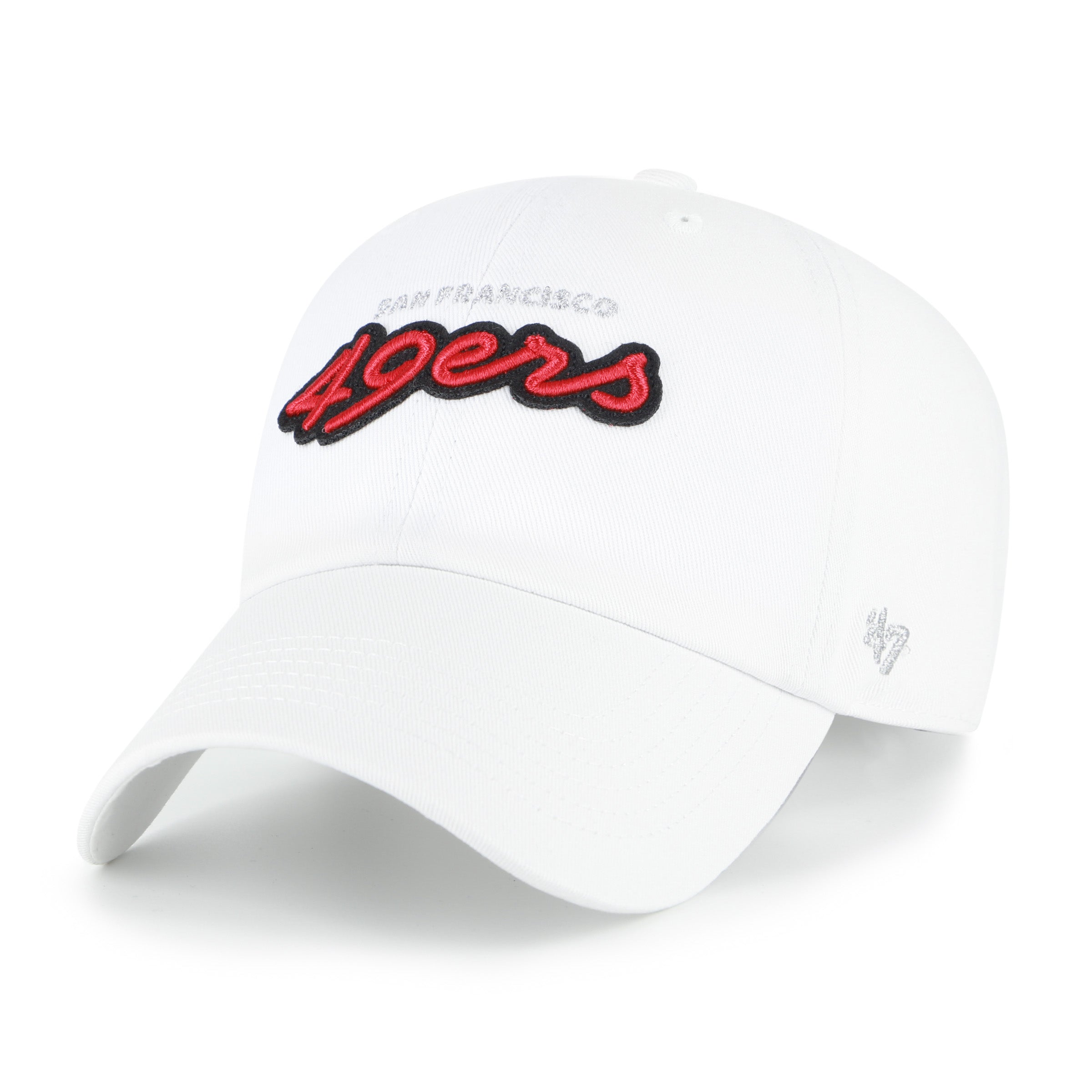 Women's San Francisco 49ers Trendy Script '47 CLEAN UP