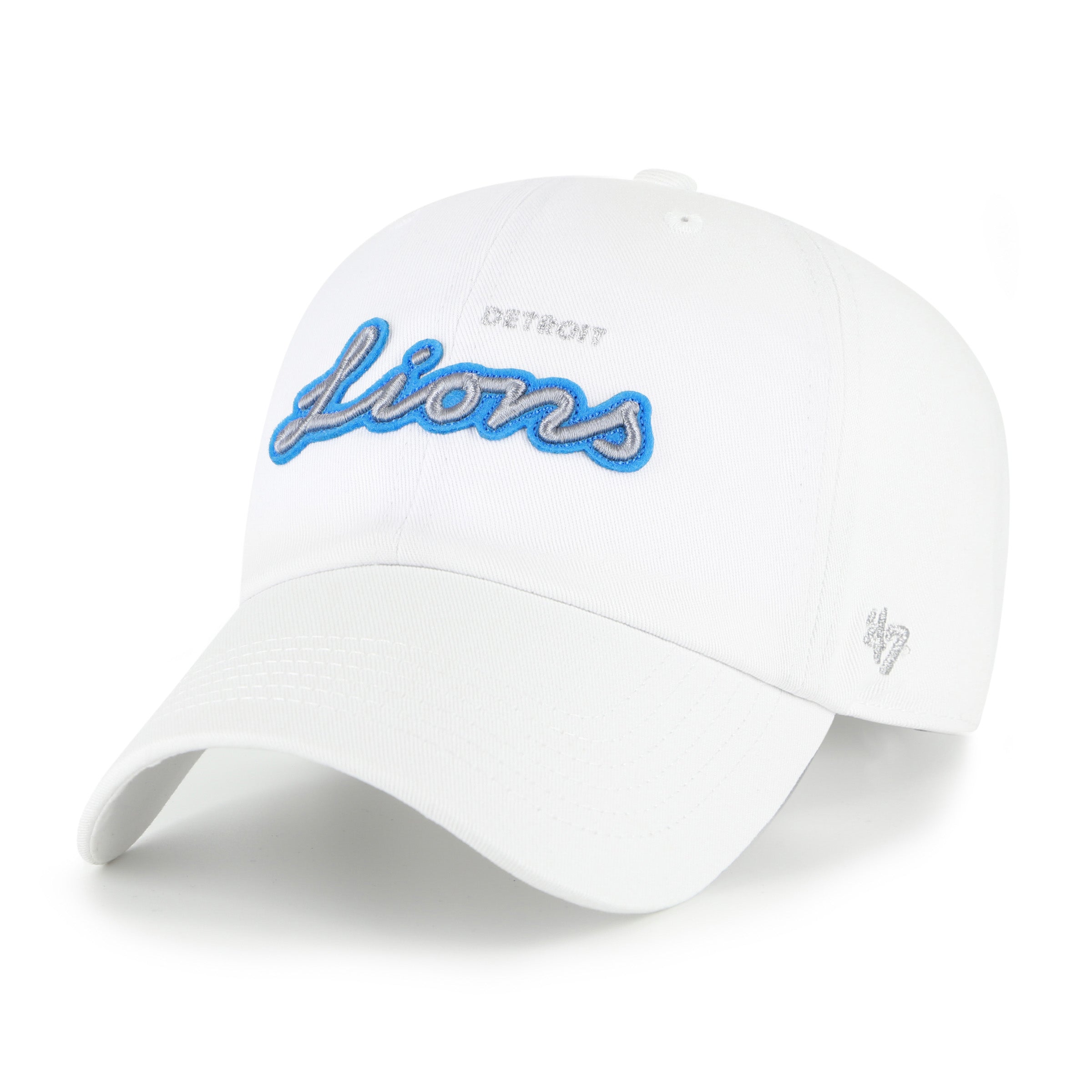 Women's Detroit Lions Trendy Script '47 CLEAN UP