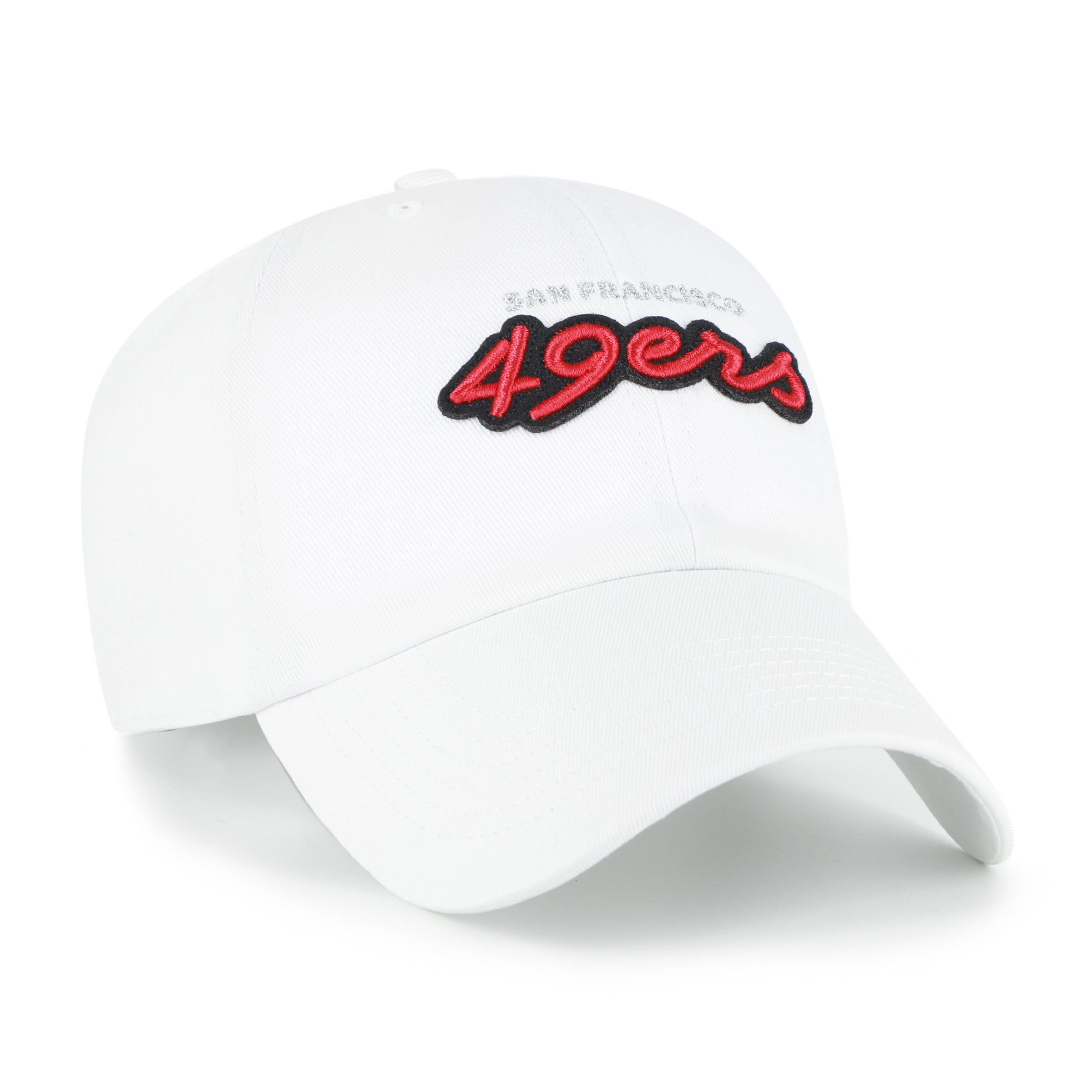 Women's San Francisco 49ers Trendy Script '47 CLEAN UP