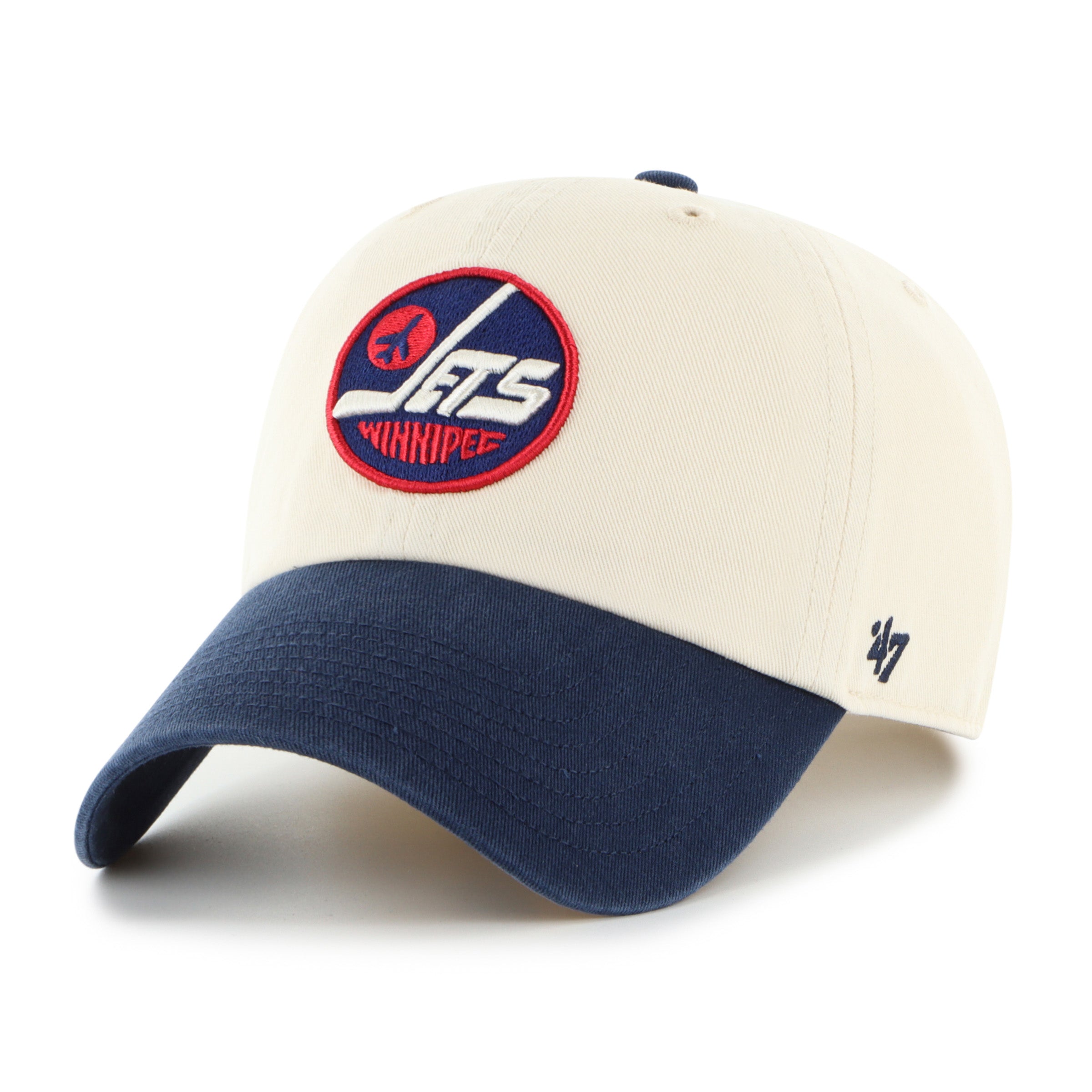 Winnipeg Jets Natural Two Tone '47 CLEAN UP
