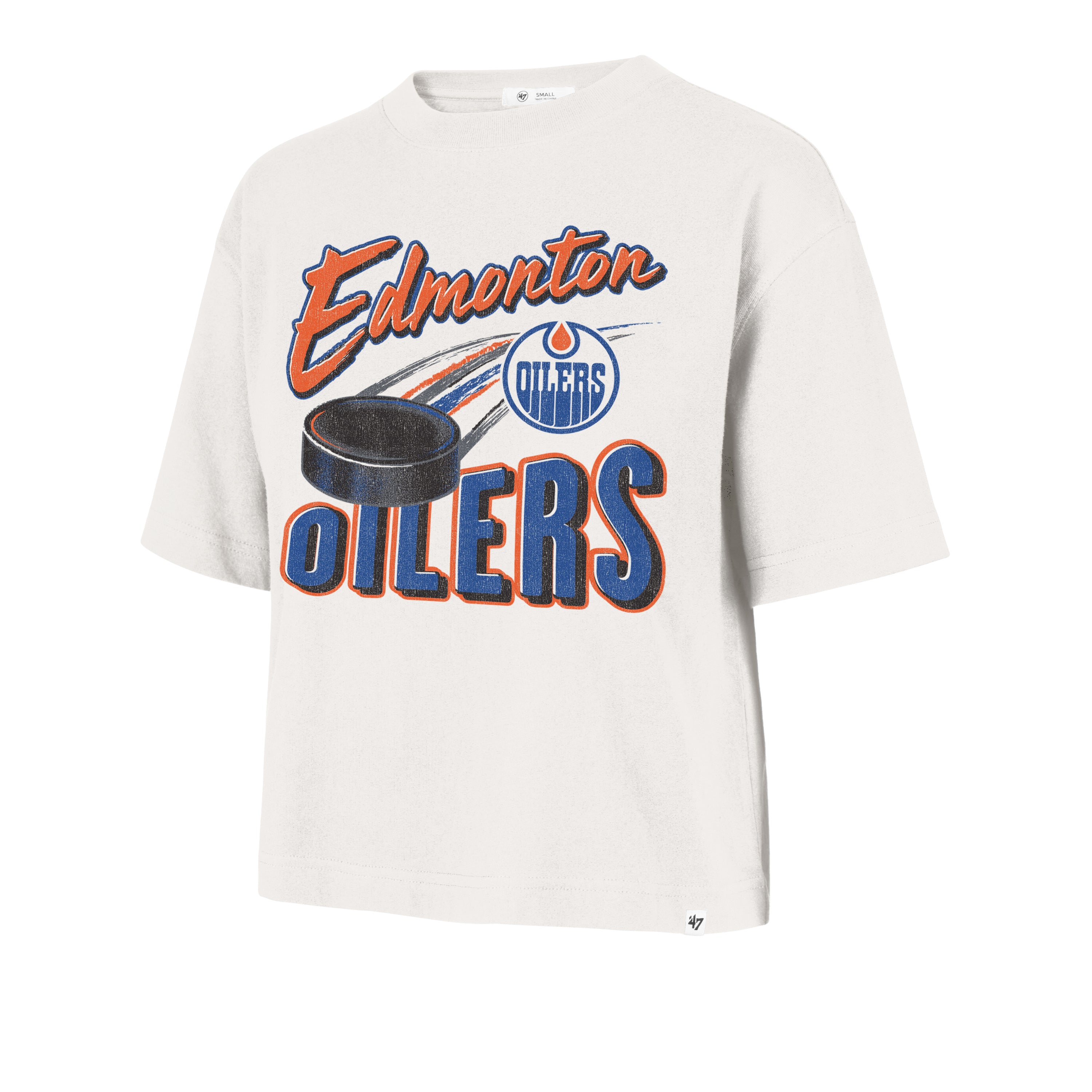Women's Edmonton Oilers Dime Time '47 Reed City Tee