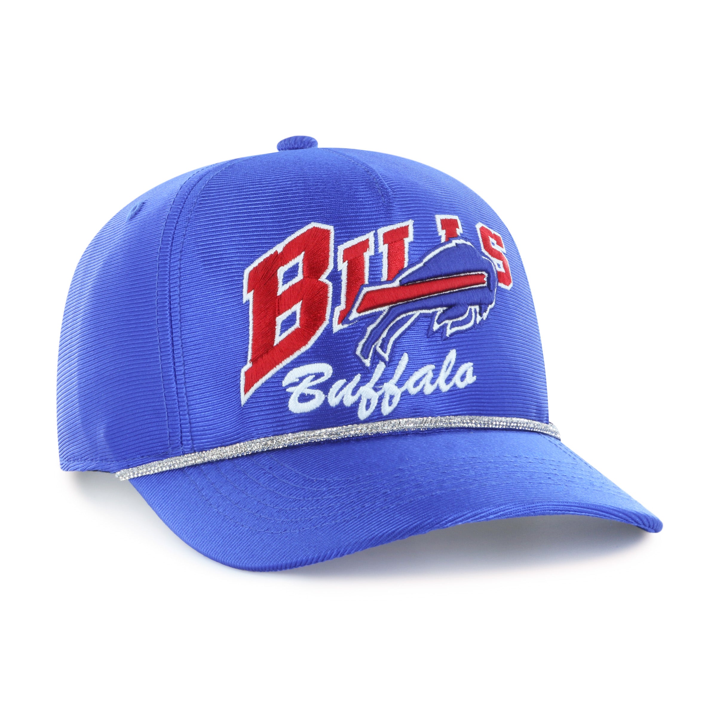 Women's Buffalo Bills Trendy Glitter '47 Hitch Relaxed Fit