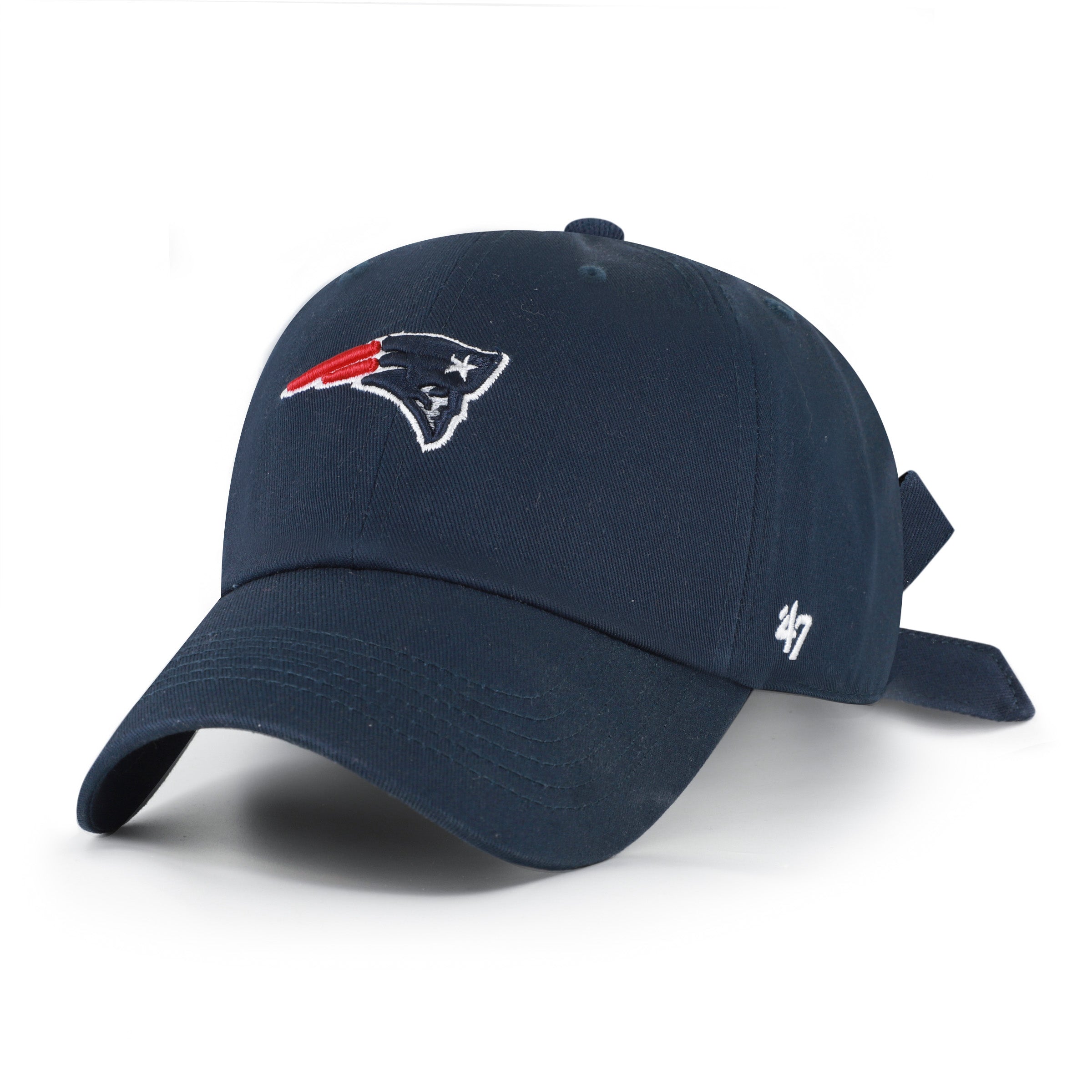Women's New England Patriots Bow Back '47 CLEAN UP