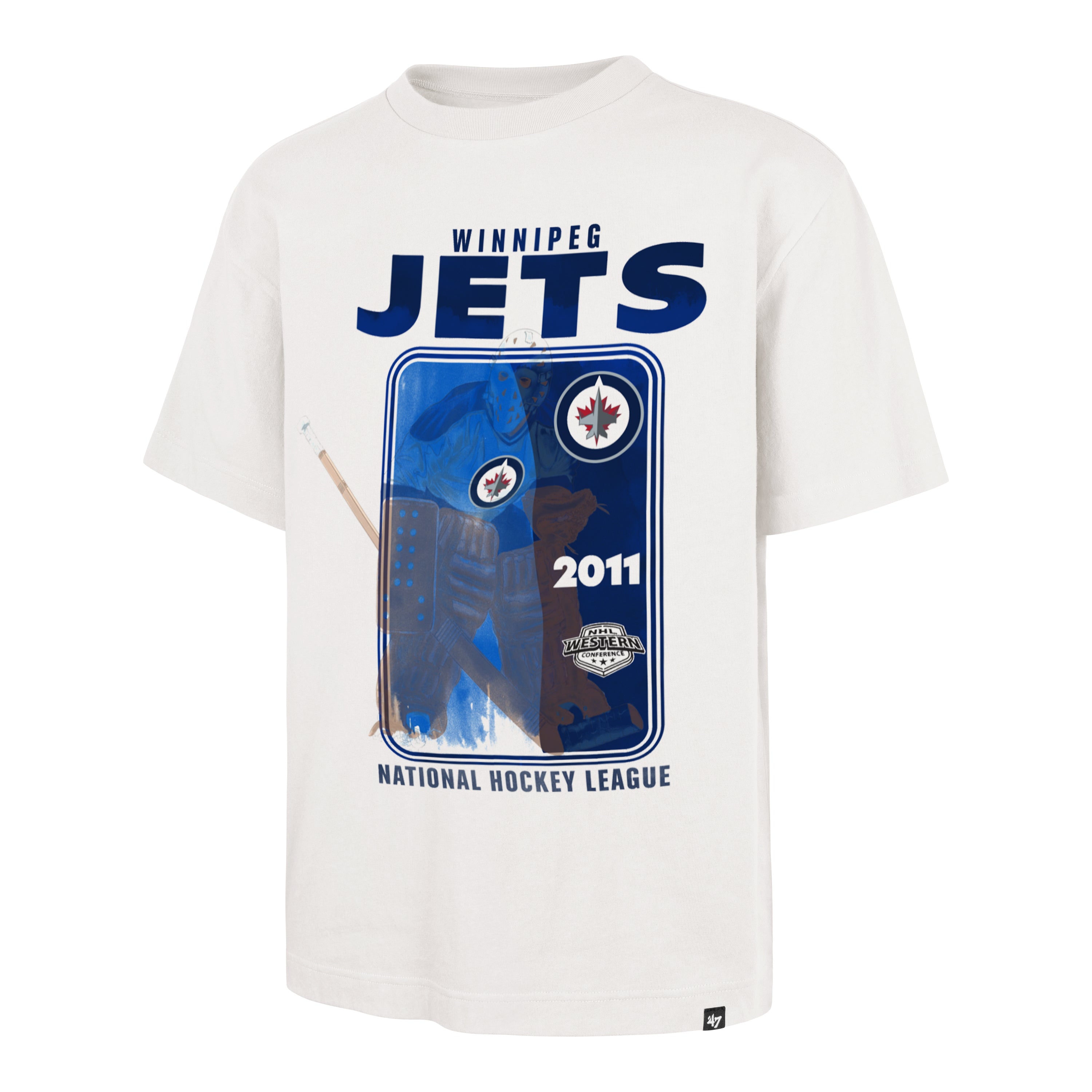 Winnipeg Jets Playbrush '47 Foundation Tee