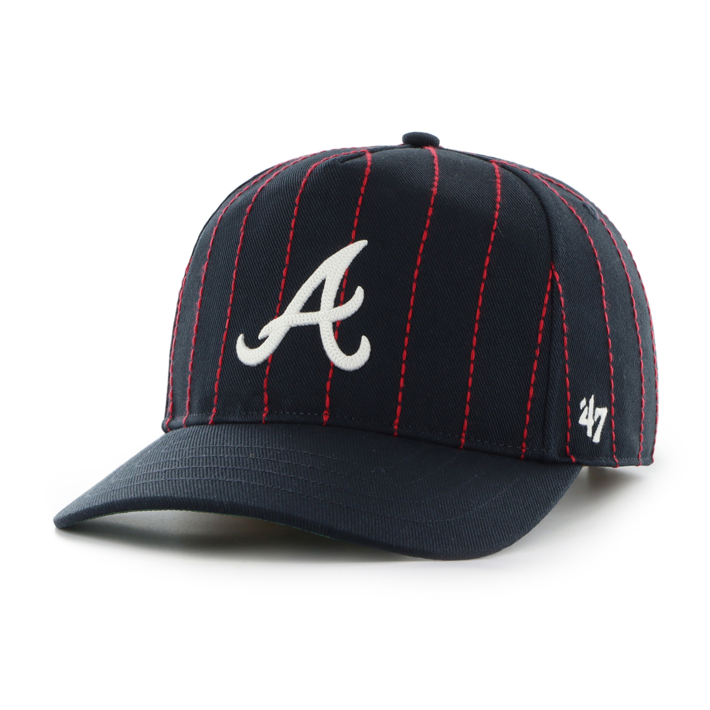 Atlanta Braves Cooperstown Rawlings Pinstripe '47 HITCH