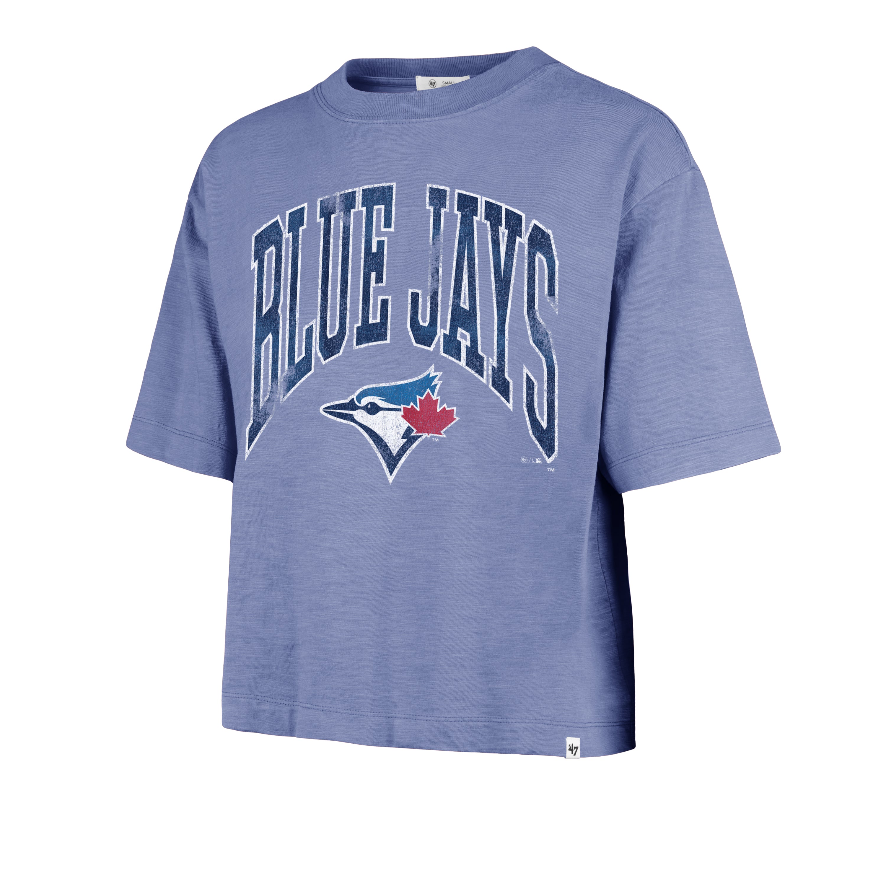 Women's Toronto Blue Jays Mindi '47 Heavy Slub Crop Tee