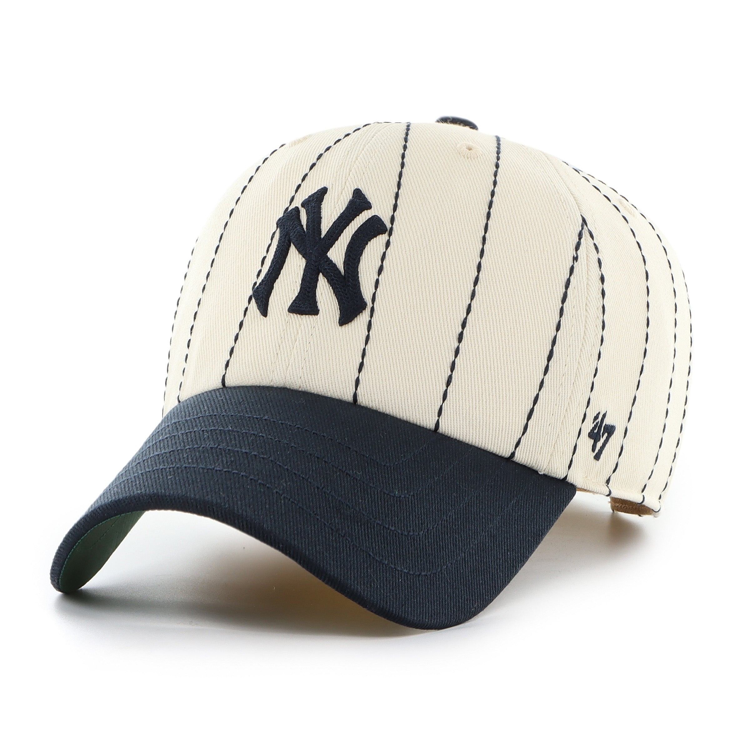New York Yankees Cooperstown Rawlings Pinstripe '47 CLEAN UP