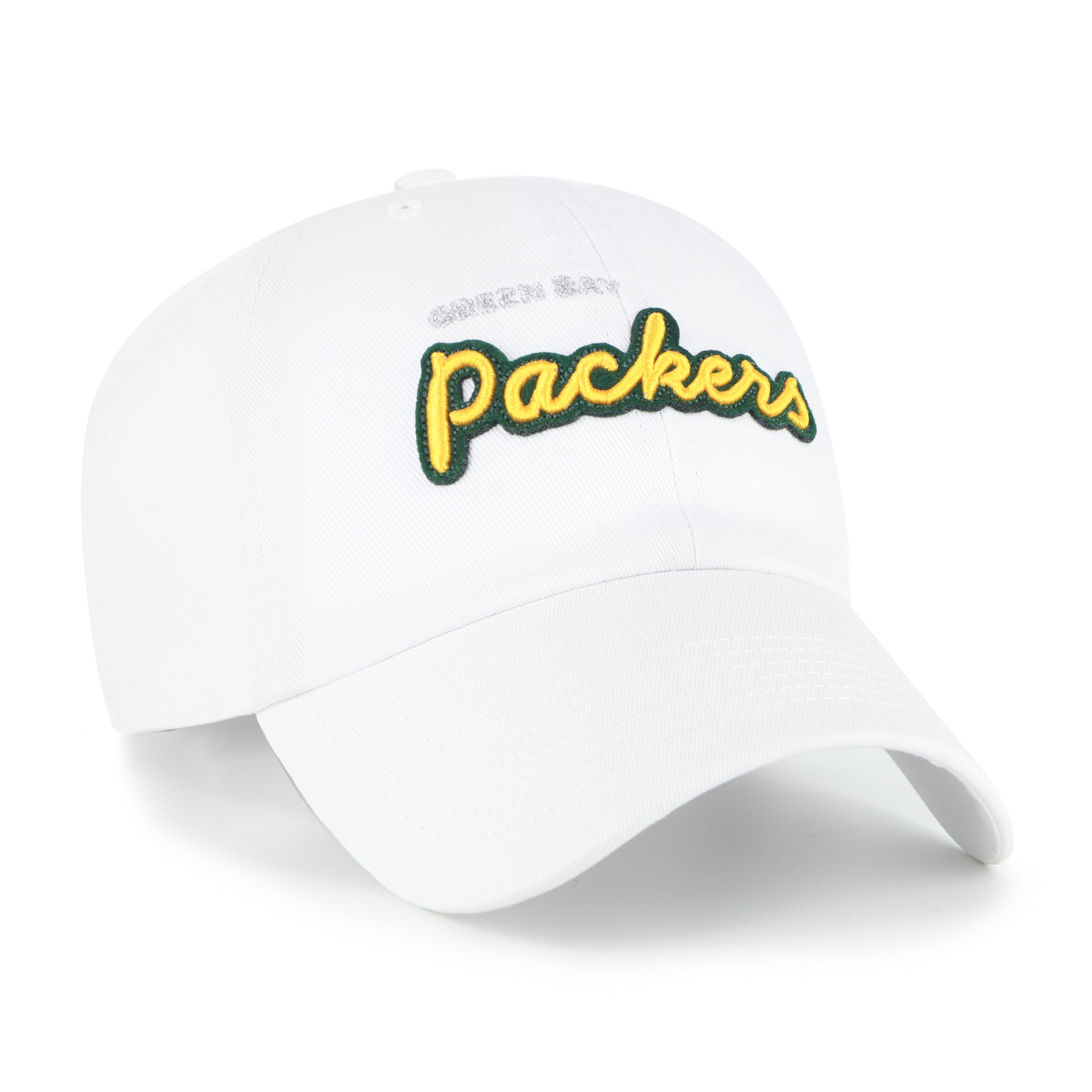 Women's Green Bay Packers Trendy Script '47 CLEAN UP