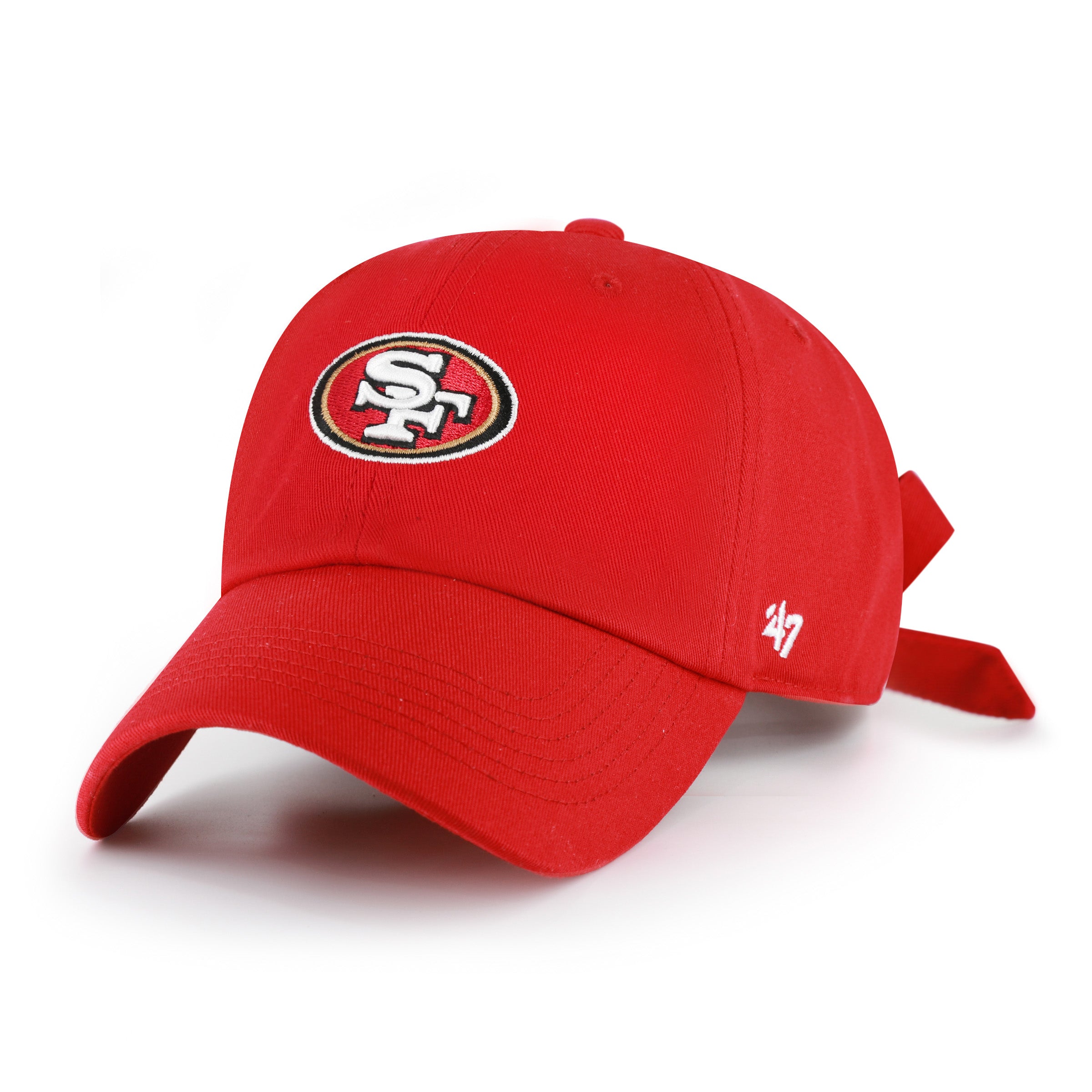 Women's San Francisco 49ers Bow Back '47 CLEAN UP