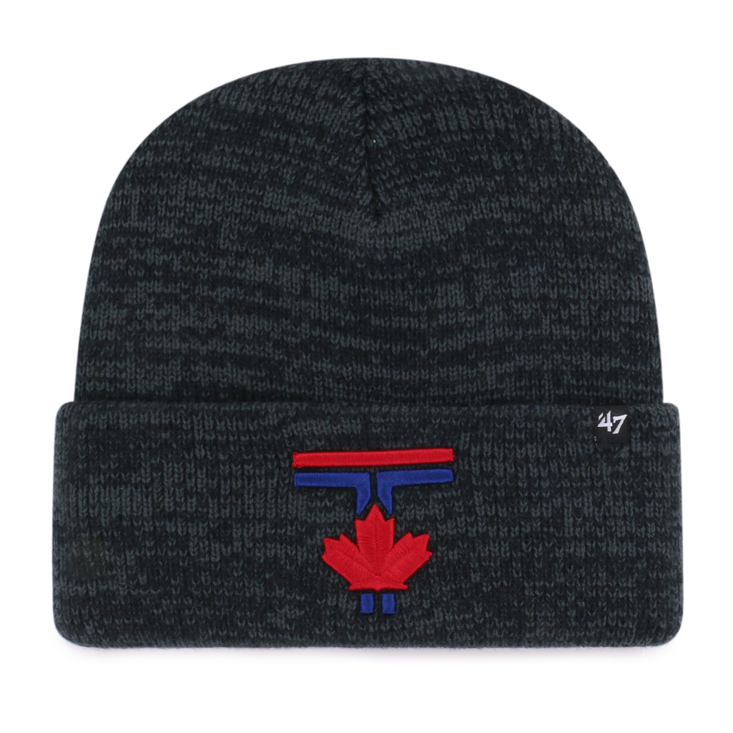 Toronto Blue Jays Brain Freeze '47 Tricot chiné noir à revers