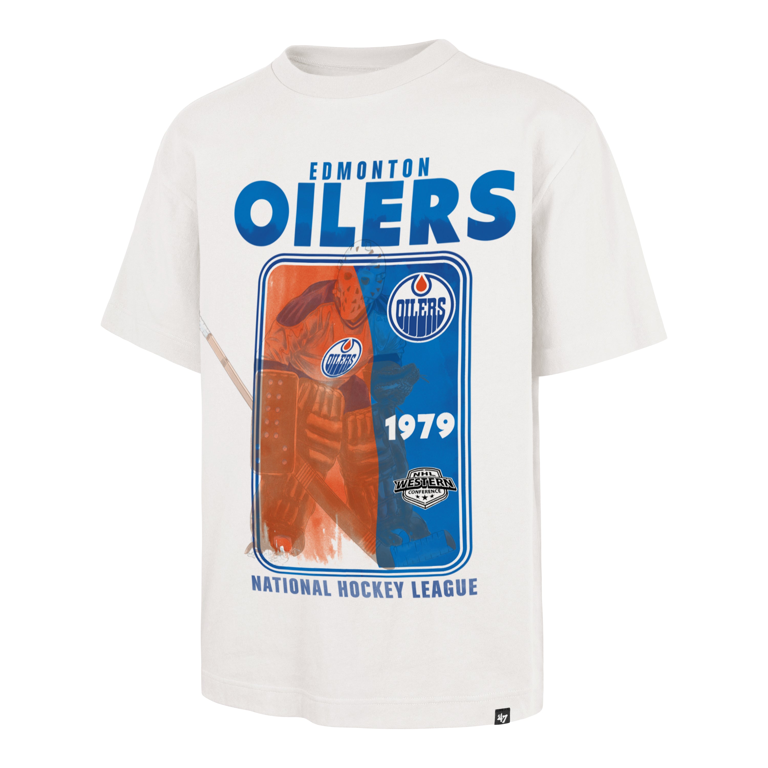 Edmonton Oilers Playbrush '47 Foundation Tee