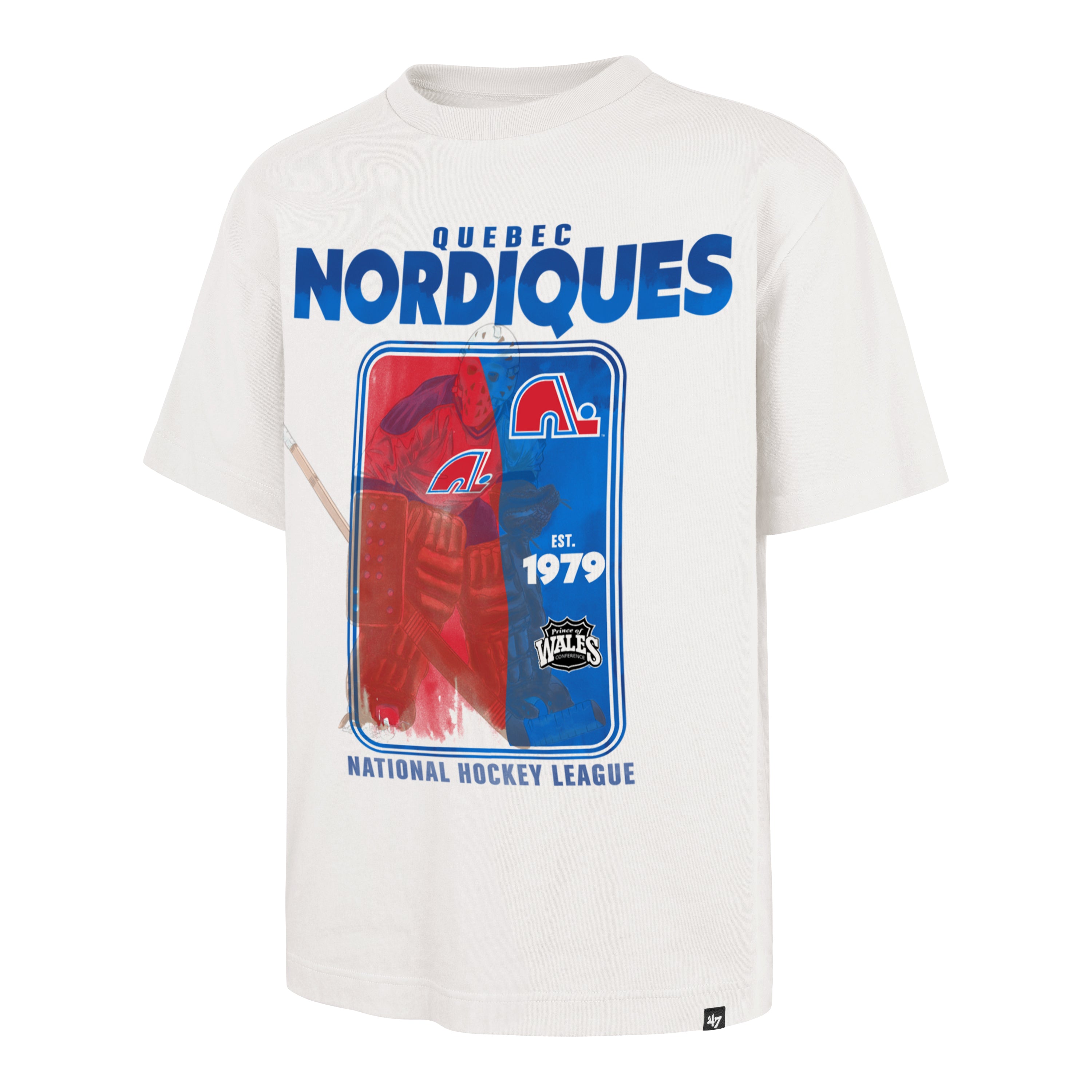 Quebec Nordiques Playbrush '47 Foundation Tee