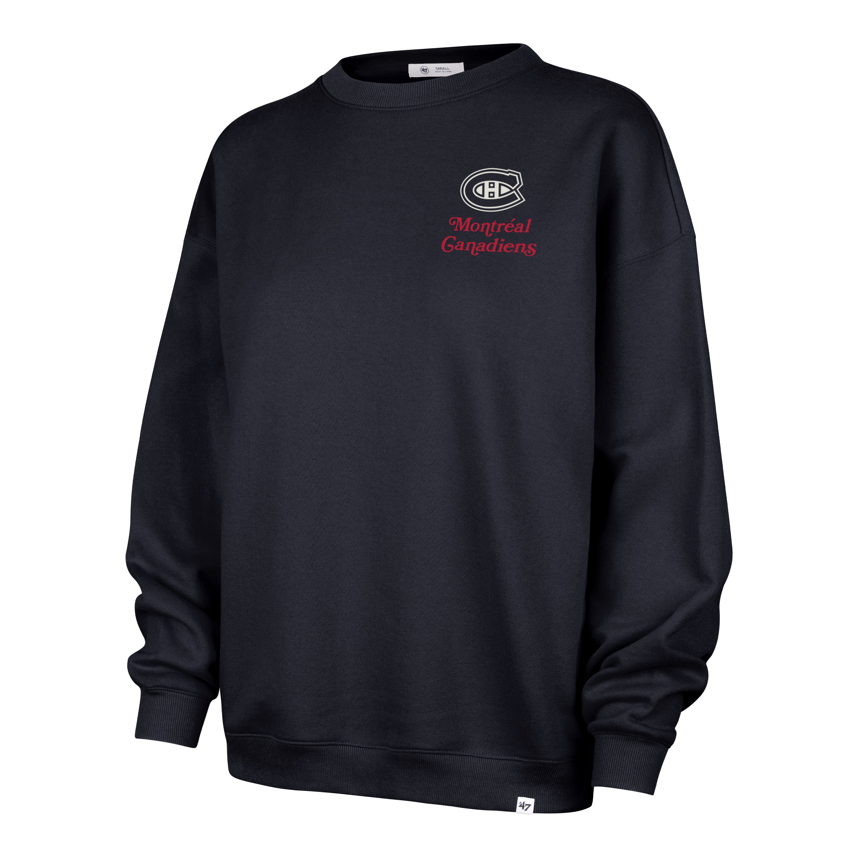 Women's Montreal Canadiens Shout It Out '47 Oversized Crew