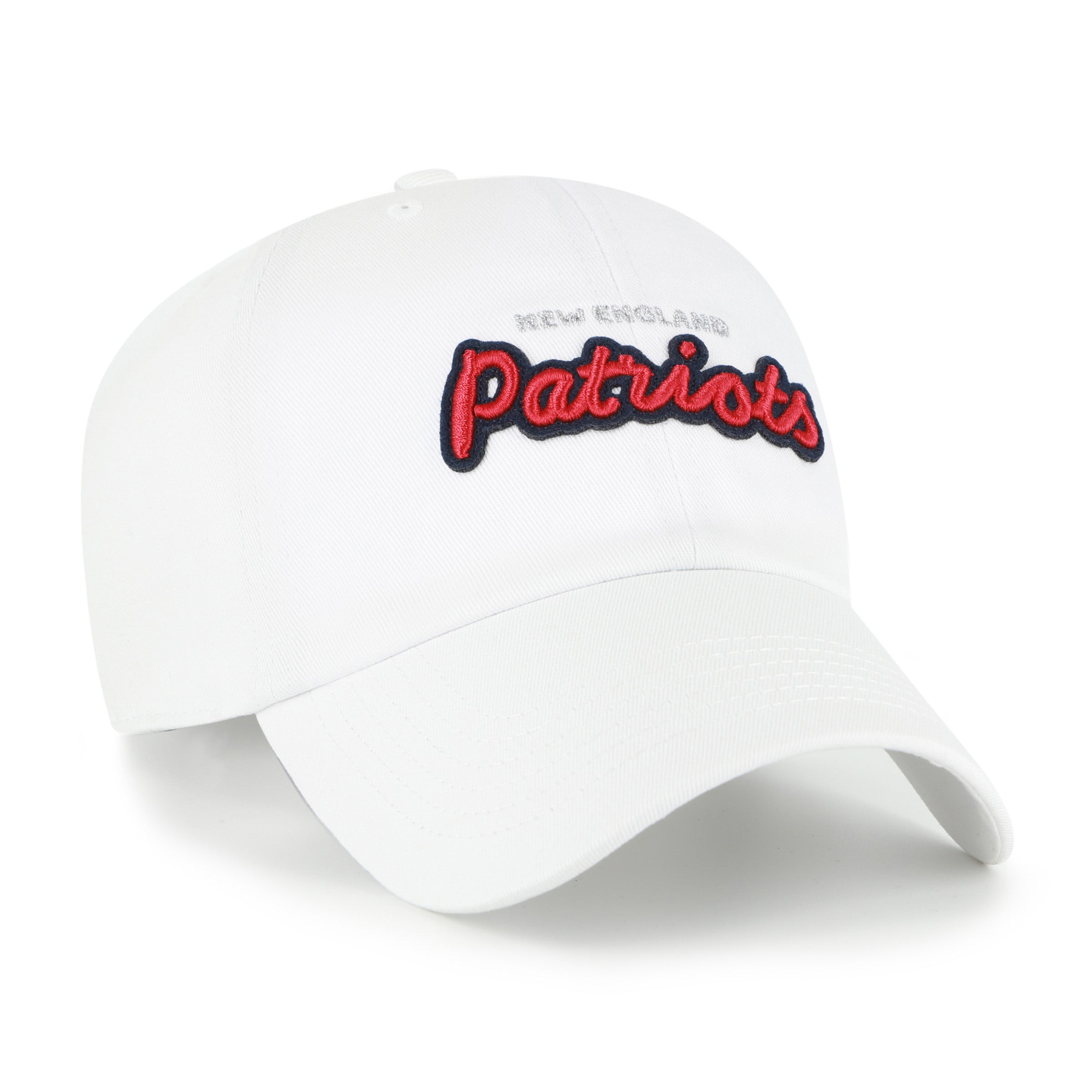Women's New England Patriots Trendy Script '47 CLEAN UP