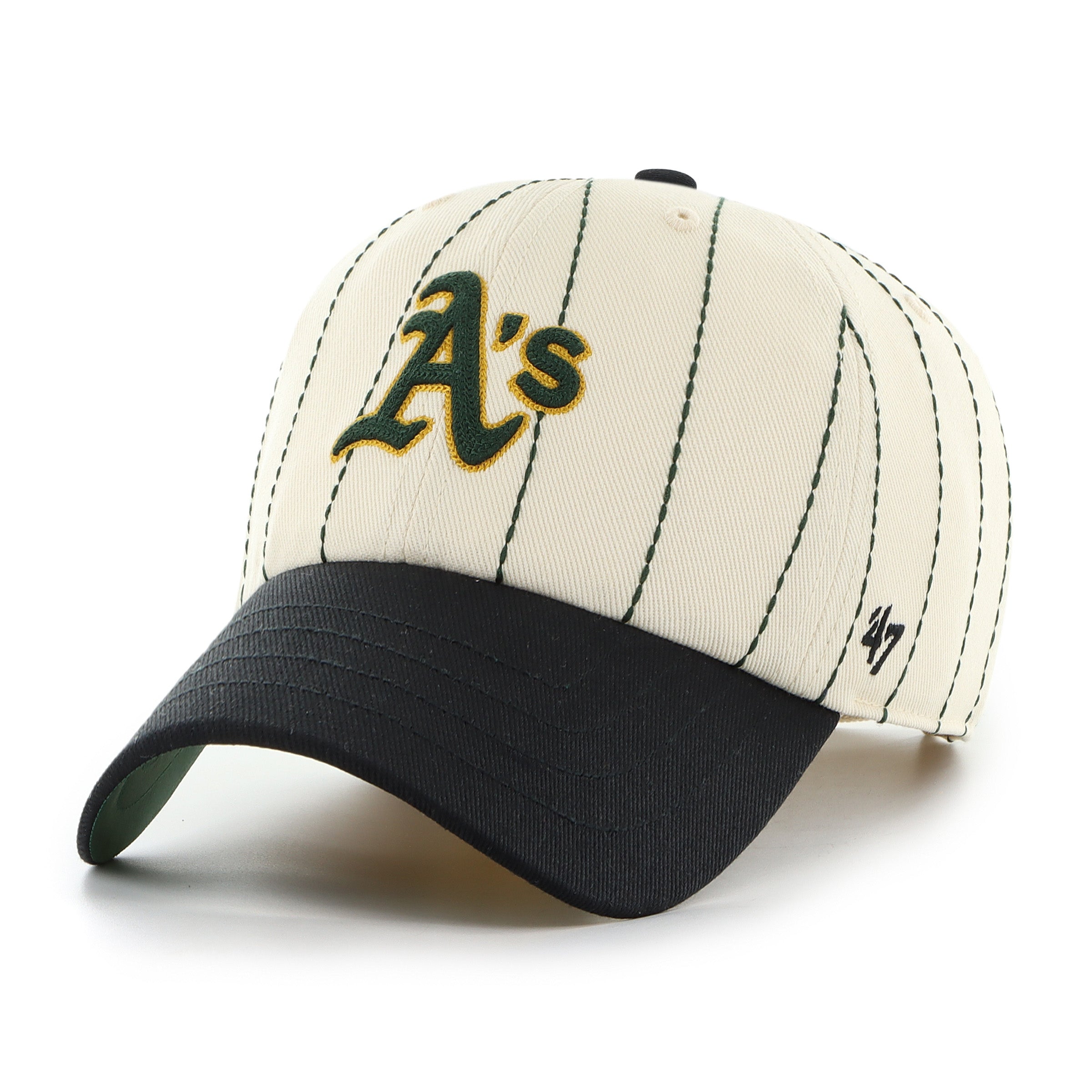 Oakland Athletics Cooperstown Rawlings Pinstripe '47 CLEAN UP