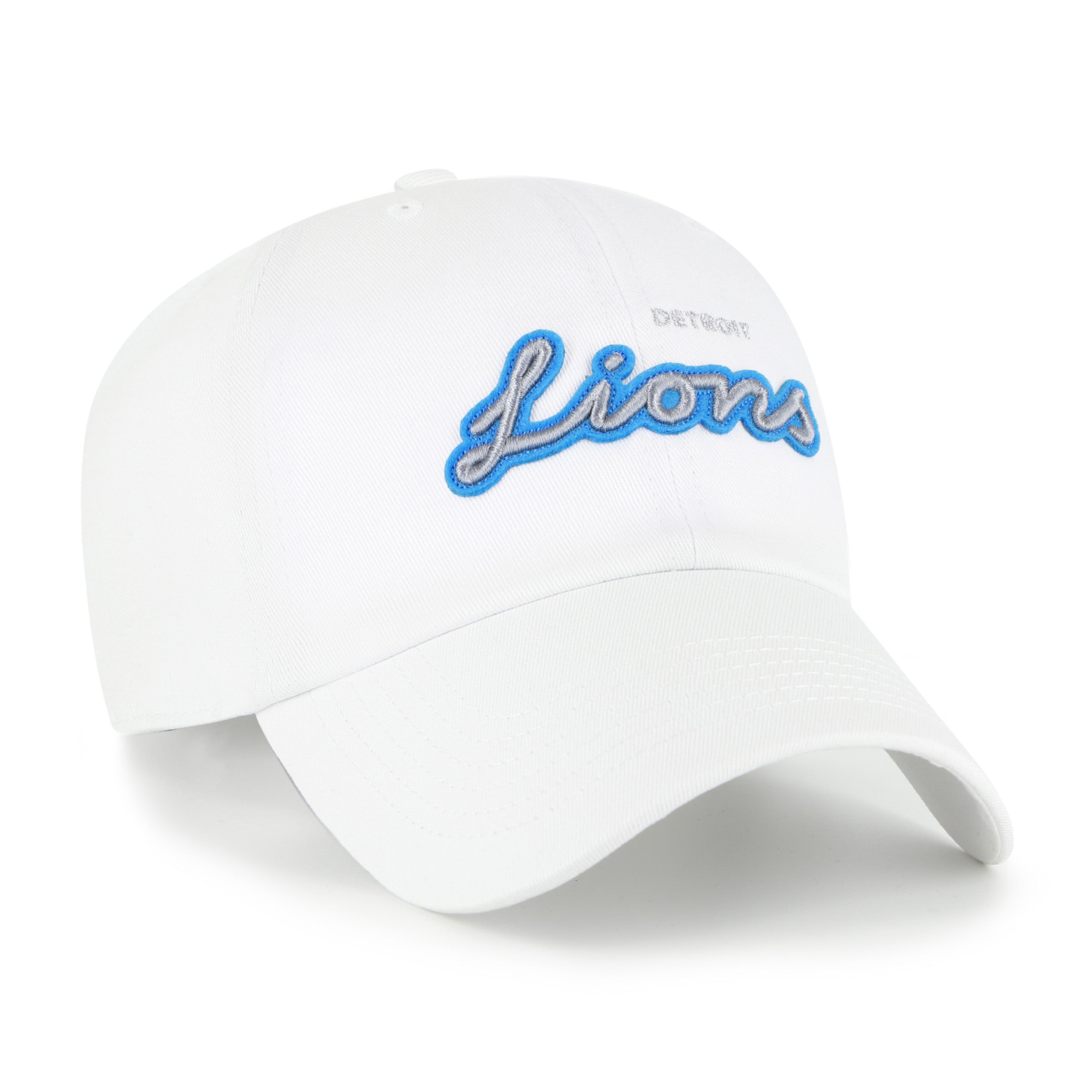 Women's Detroit Lions Trendy Script '47 CLEAN UP