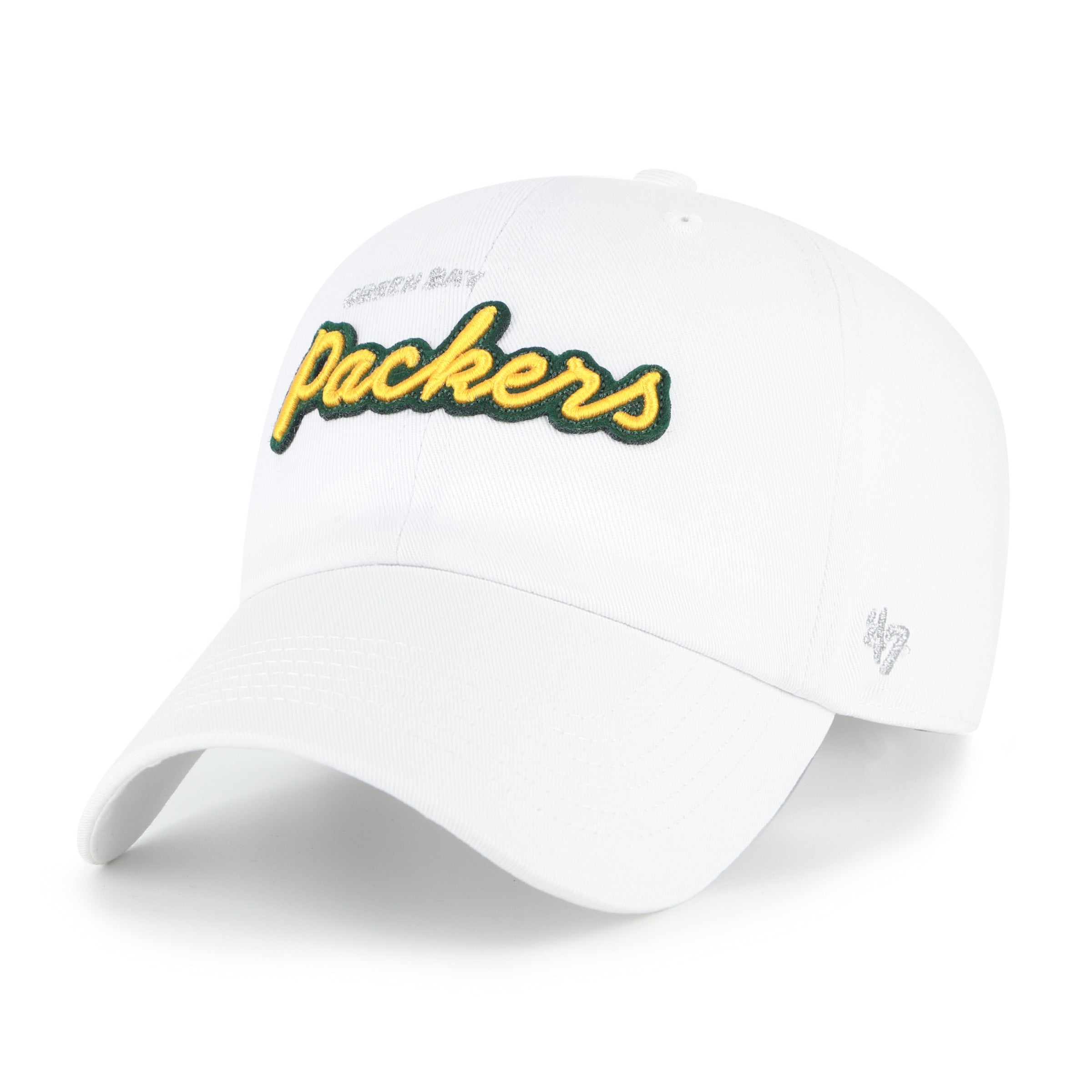 Women's Green Bay Packers Trendy Script '47 CLEAN UP