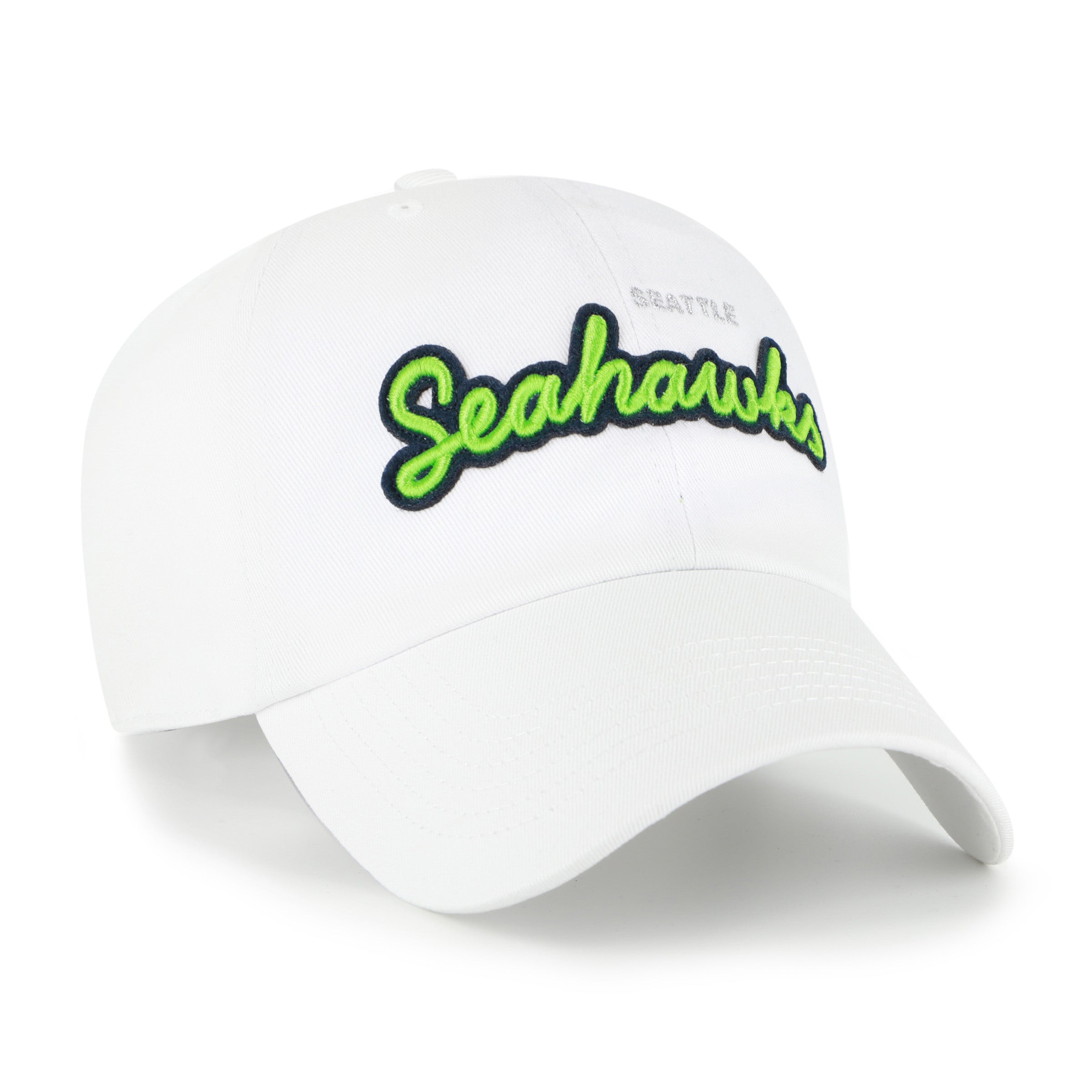 Women's Seattle Seahawks Trendy Script '47 CLEAN UP