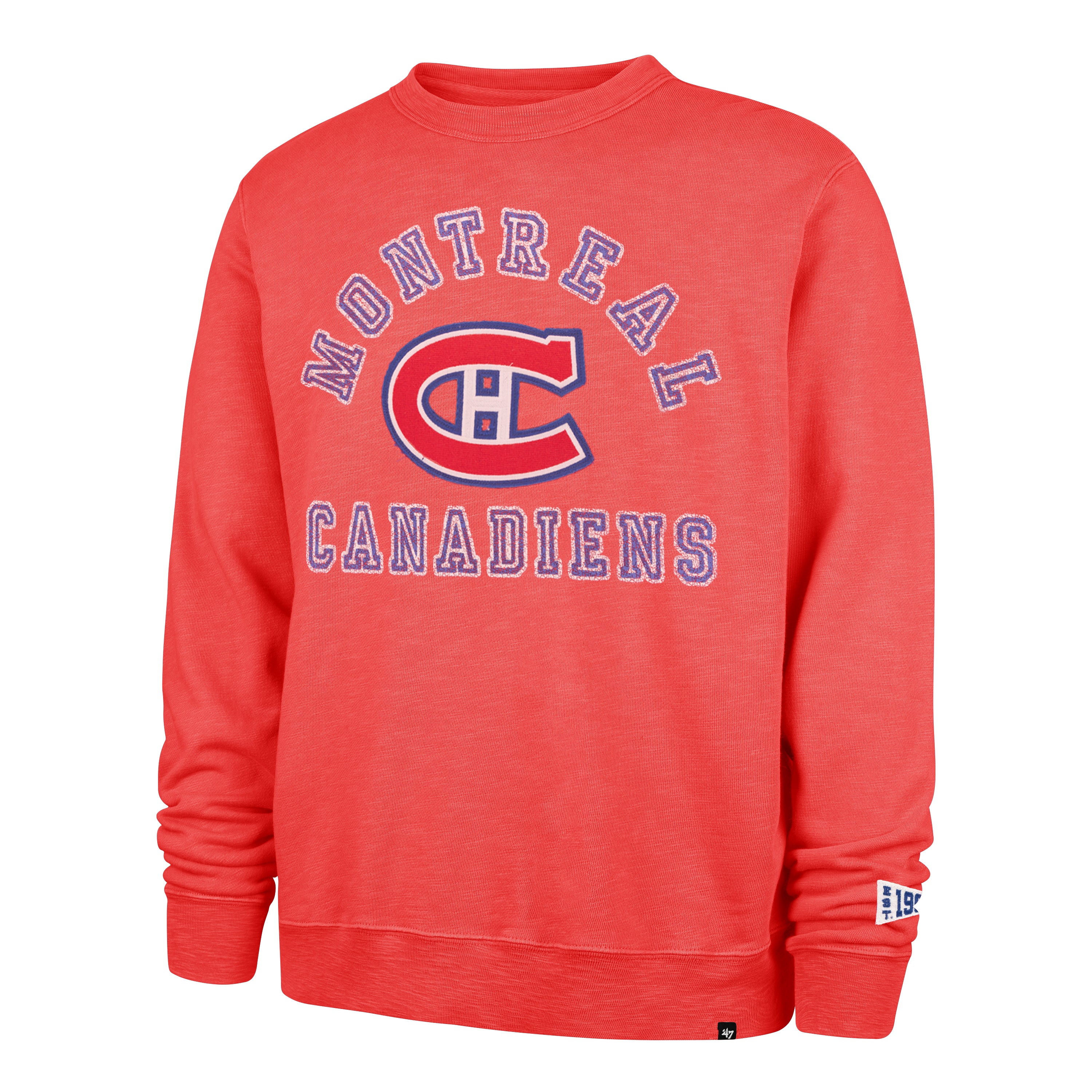 Montreal Canadiens Historic Calderwood Well Worn '47 French Terry Crew