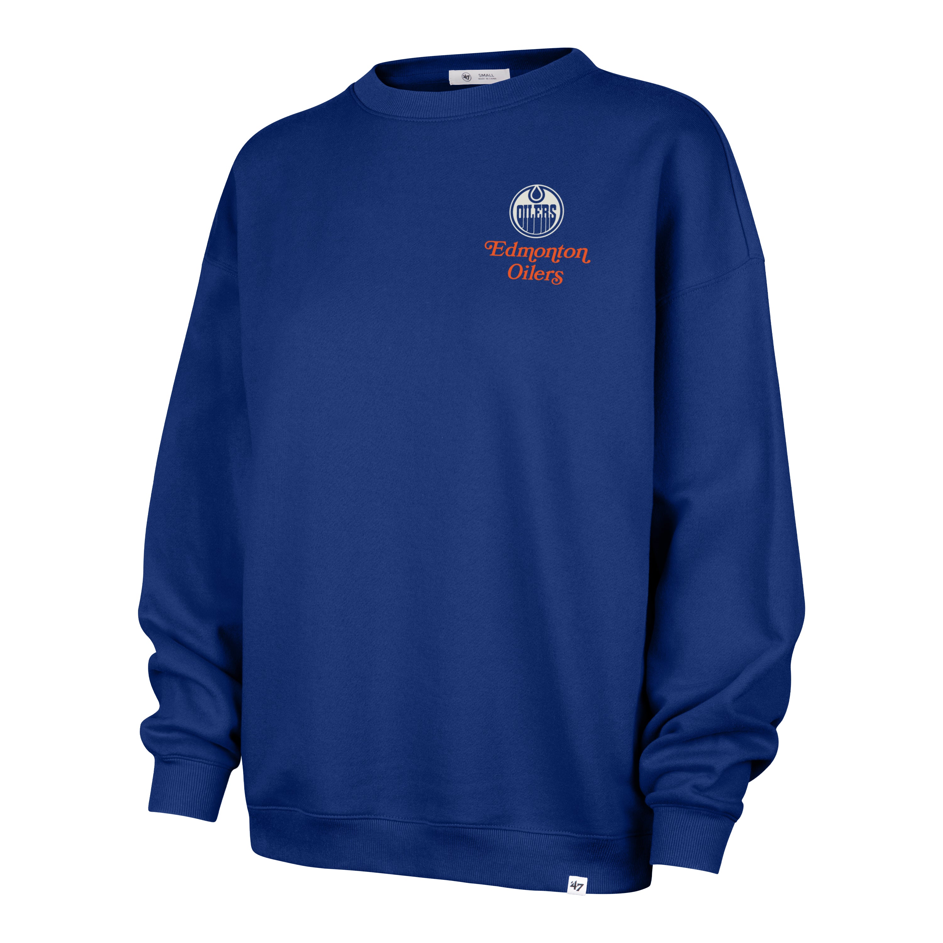 Women's Edmonton Oilers Shout It Out '47 Oversized Crew