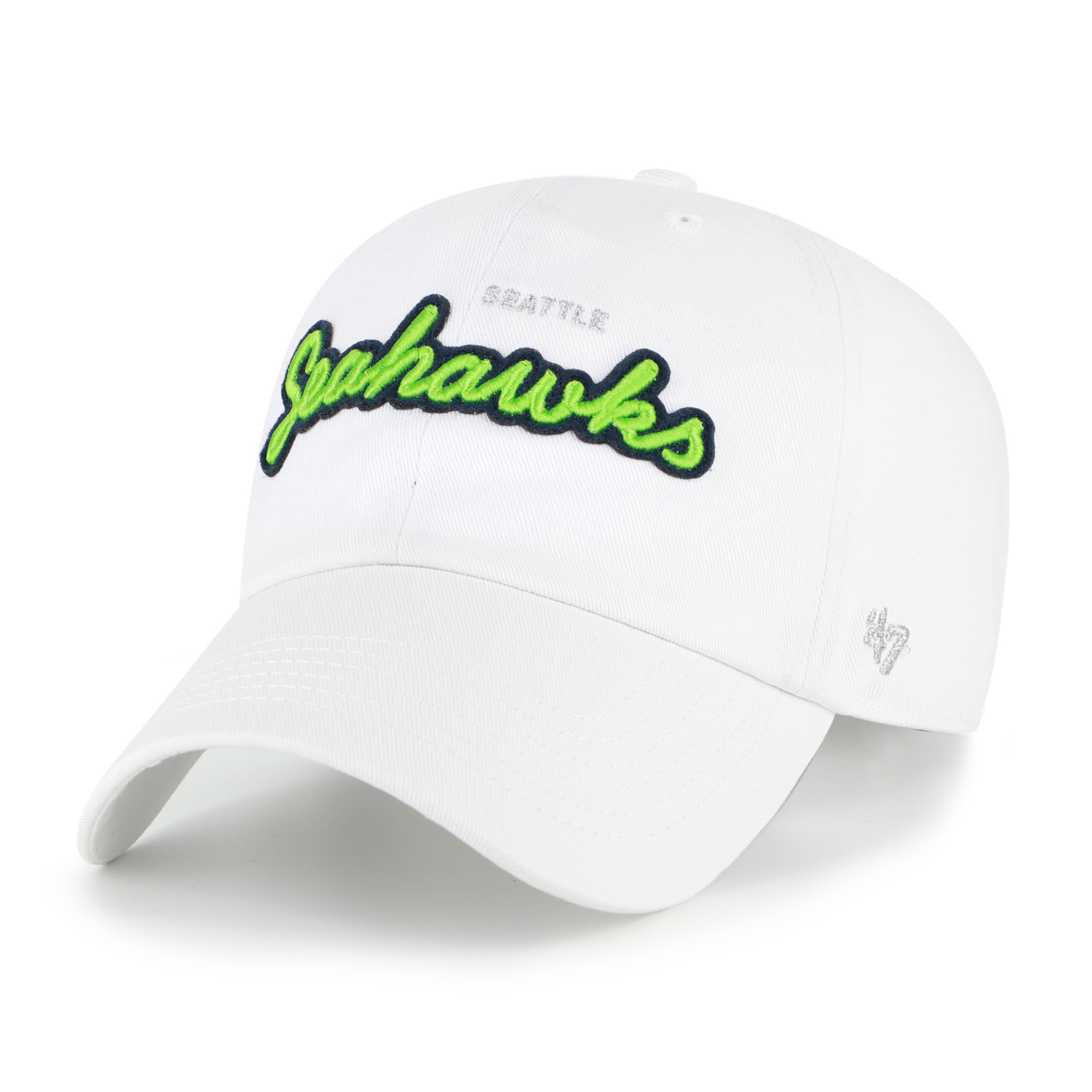 Women's Seattle Seahawks Trendy Script '47 CLEAN UP