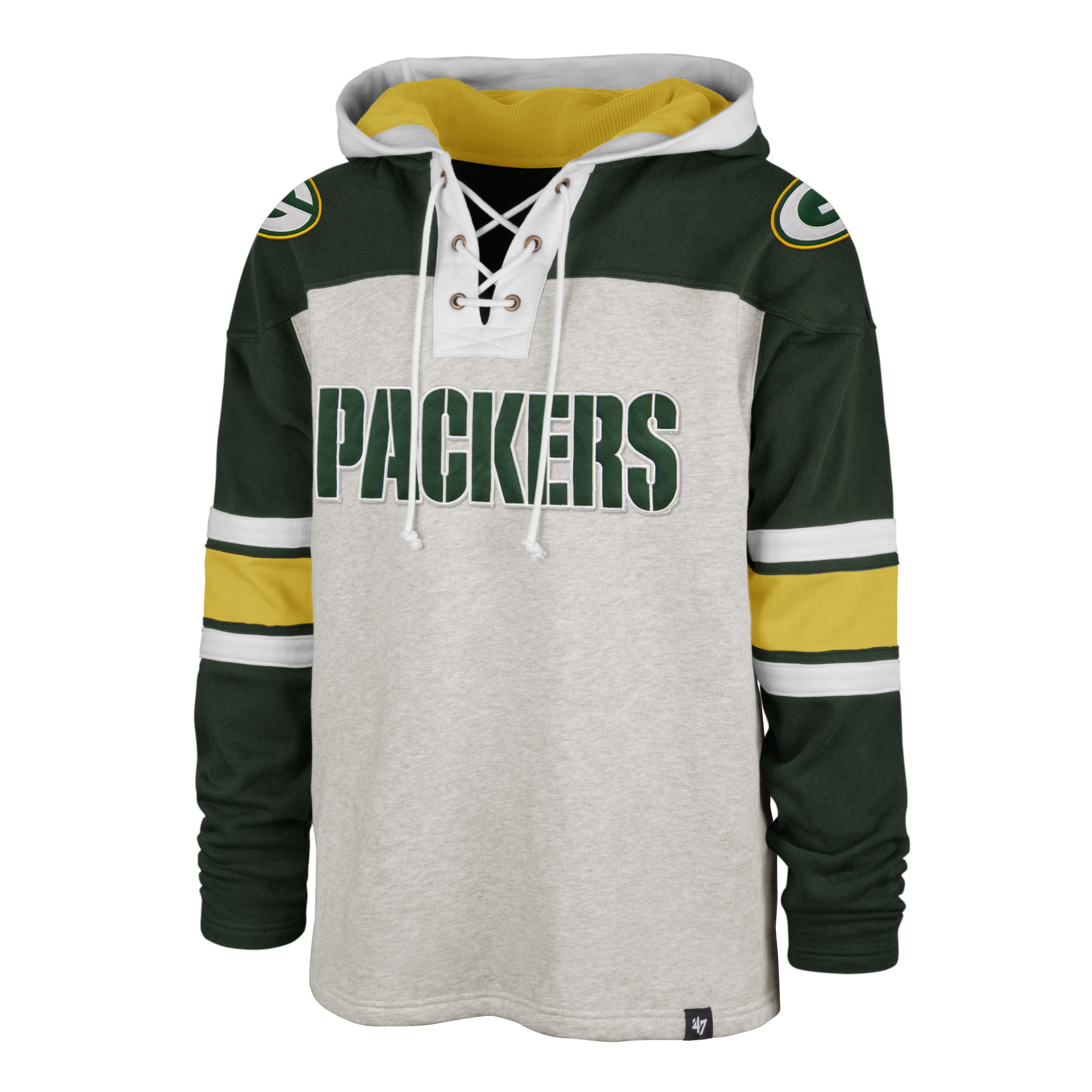 Green Bay Packers '47 Gridiron Lace Up Hood