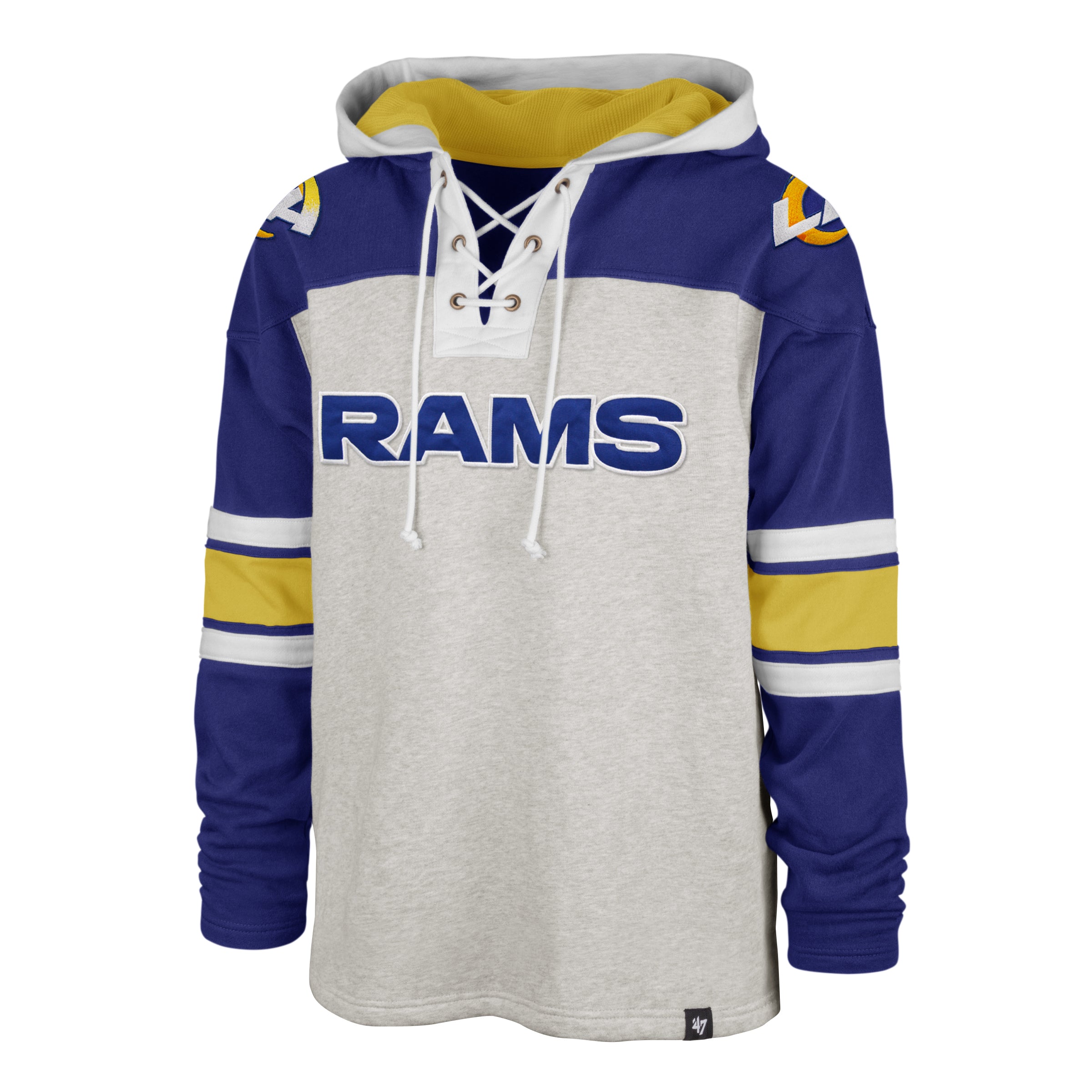 Los Angeles Rams '47 Gridiron Lace Up Hood