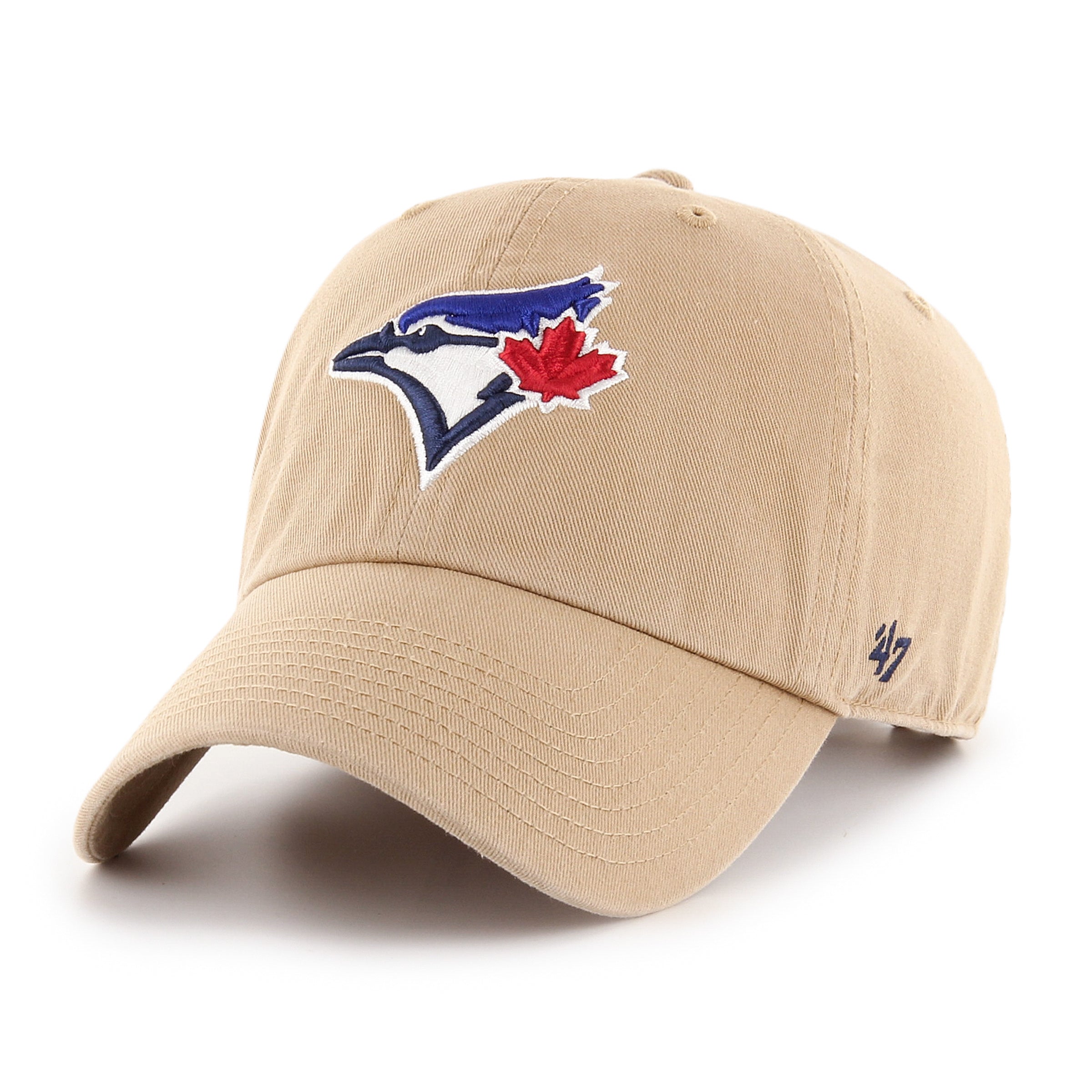 Toronto Blue Jays MLB Clean Up Cap-Khaki
