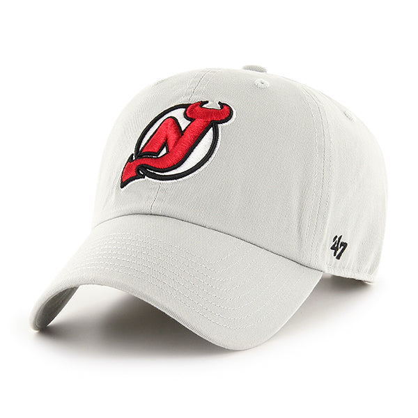 New Jersey Devils NHL CLEAN UP CAP-GREY