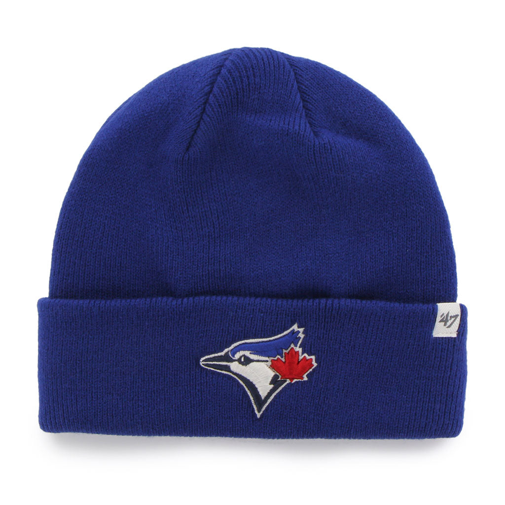 Toronto Blue Jays MLB Raised Cuff Knit Hat - 47 Brand Canada