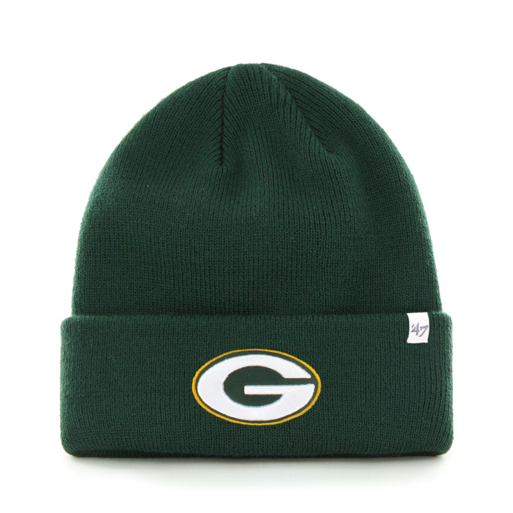 Green Bay Packers Nfl Raised Cuff Knit Hat - 47 Brand Canada