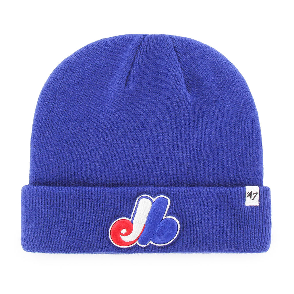 Montreal Expos MLB Raised Cuff Knit Hat - 47 Brand Canada