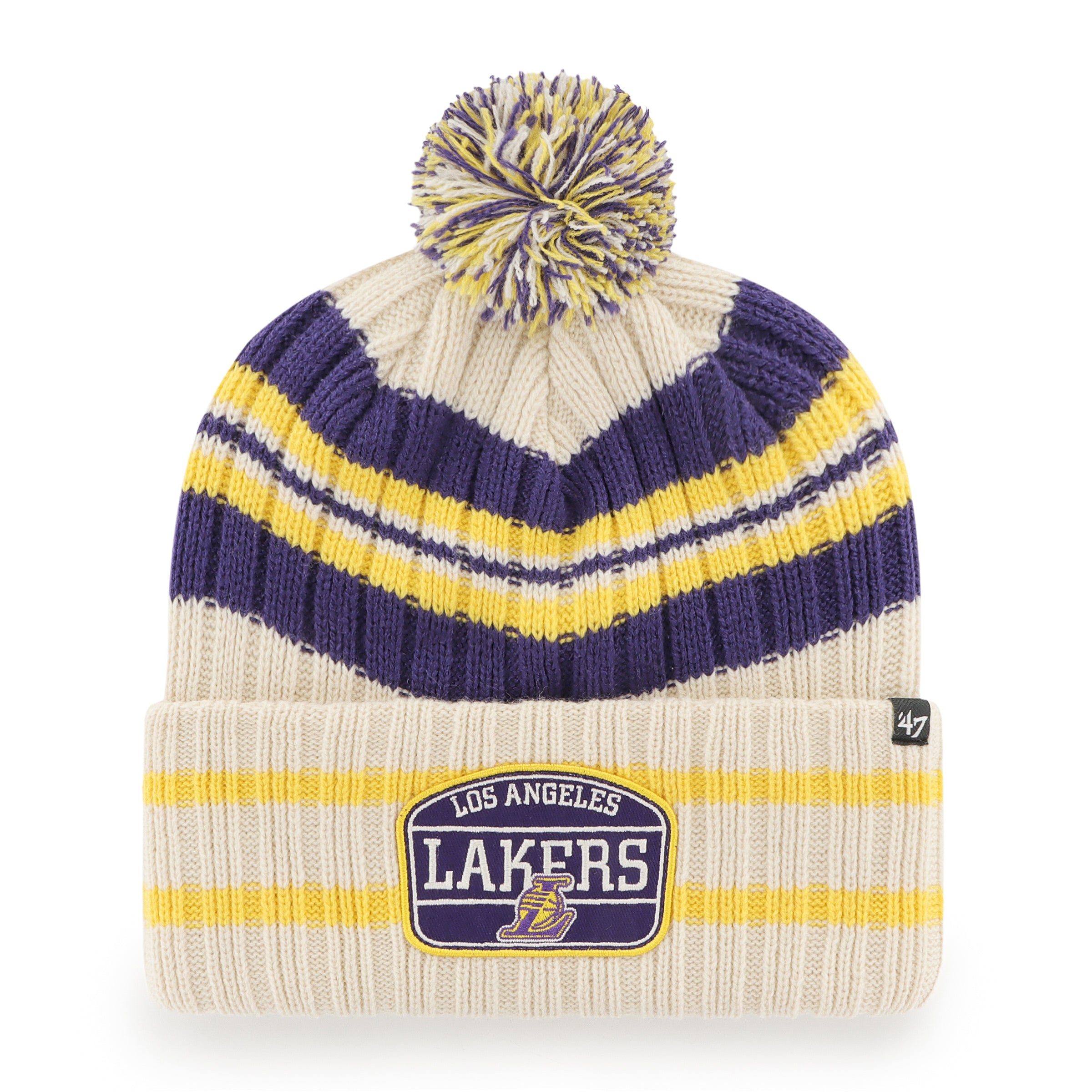 Los Angeles Lakers NBA-Hone Patch Cuff Knit